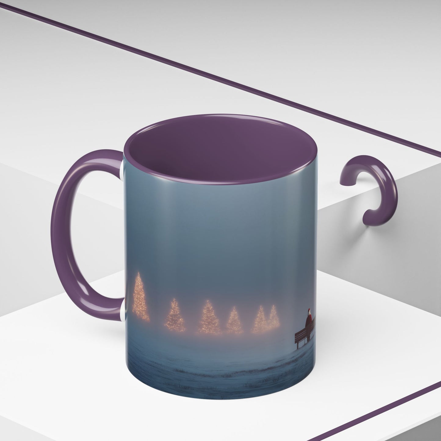 A Peaceful Christmas Mug (EU) - Landscape Mug, Winter Mug, Holiday Mug, Christmas Mug, Classical Music Mug