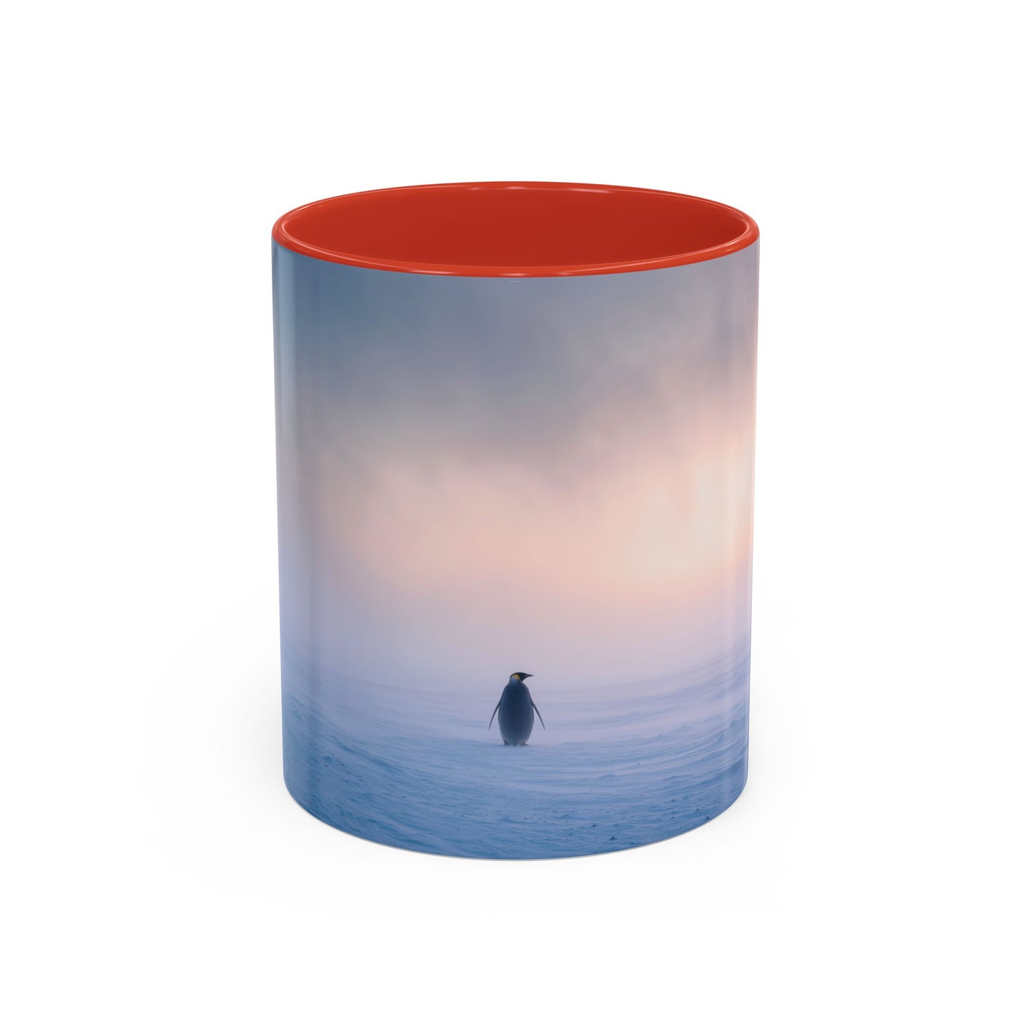 Music for the Lonely Mug (USA) - Calm Classical Music Mug, Pinguin Mug, Winter Mug, Snow Mug, Mozart Inspired Mug, Bach Inspired Mug