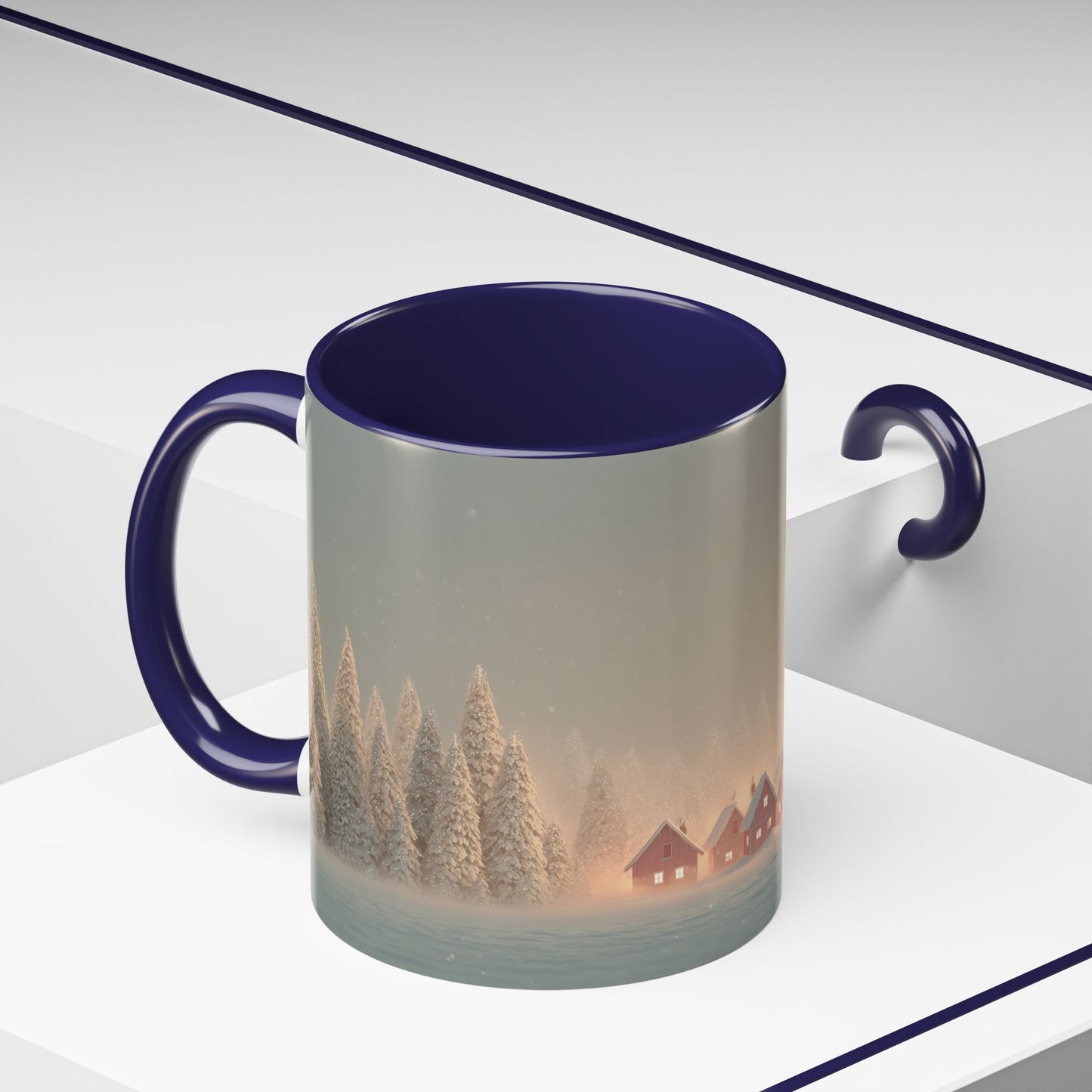 Christmas with Strauss Mug (EU) - Classical Christmas Mug, Christmas Countryside Mug, Holiday Classics Mug, Richard Strauss Inspired Mug