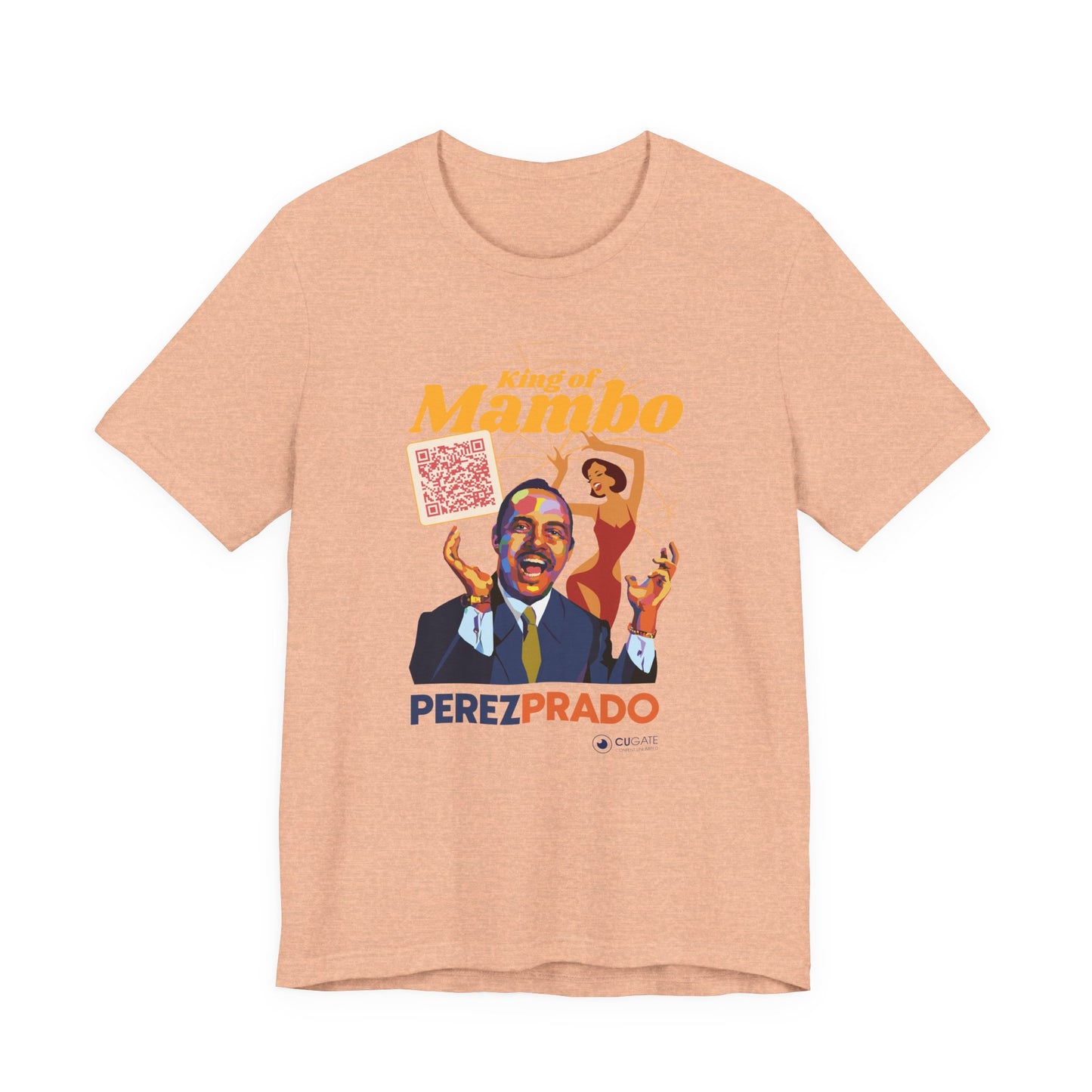 Mambo T-Shirt - Prado Vive T-Shirt, Latin Music T-Shirt (QR-Playlist Included), Latin Music Shirt, Perez Prado Tee