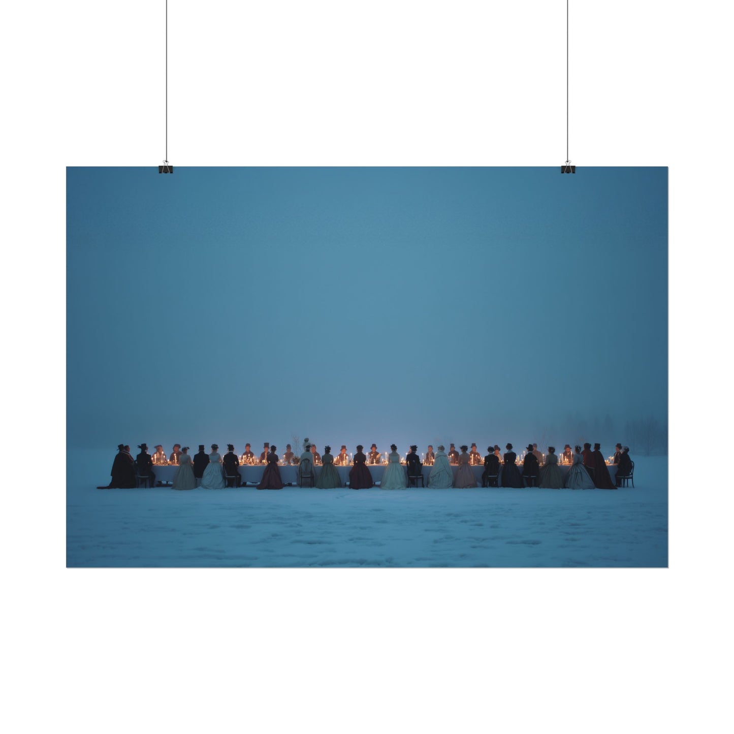 Without Words: Christmas Dinner - Holiday Print, Elegant Classical Music Poster, Community Print, Celebration Poster, Holiday Traditions Print