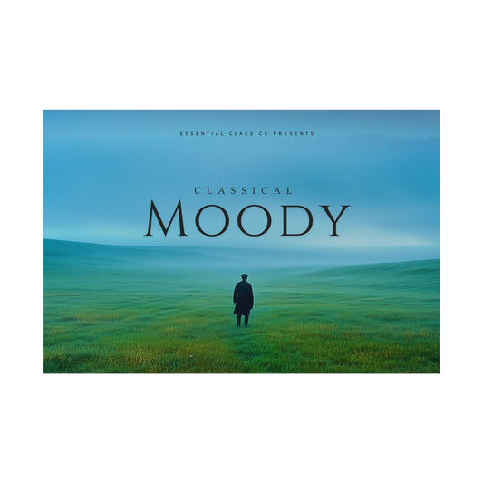 Classical Moody  Art Print, Dramatic Print, Moody Music Poster, Emotional Music Print