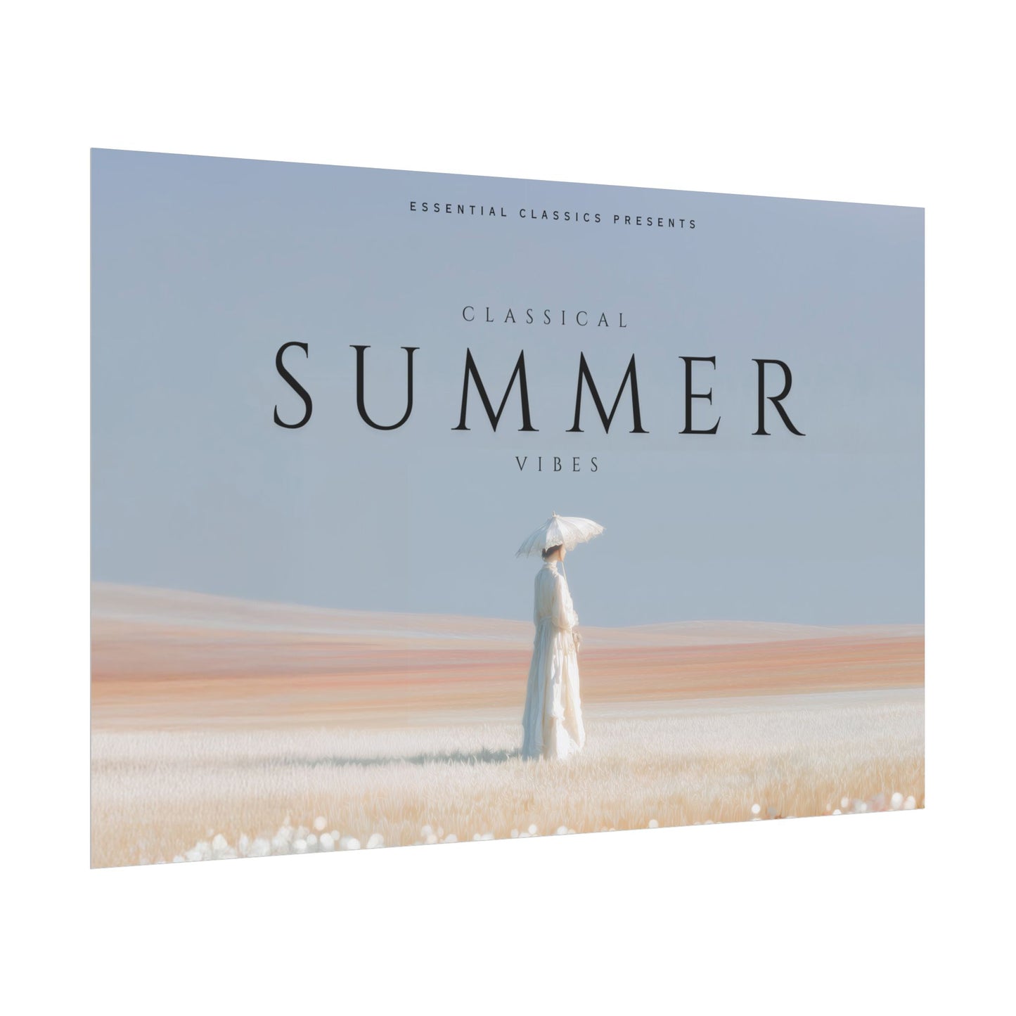 Classical Summer Vibes - Daydream Print, Summer Poster, Summer Lover Print, Mozart Inspired Poster, Vivaldi Inspired Print, Ravel Inspired Poster