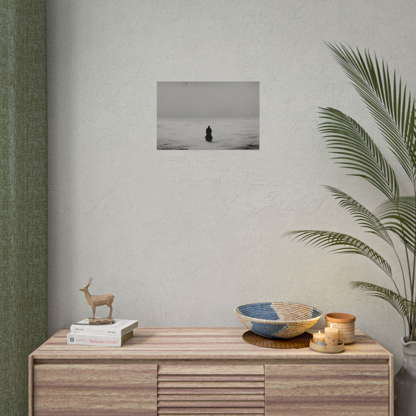 Without Words: A Melancholy Winter - Landscape Poster, Winter Print, Holiday Print, Christmas Poster, Classical Music Print