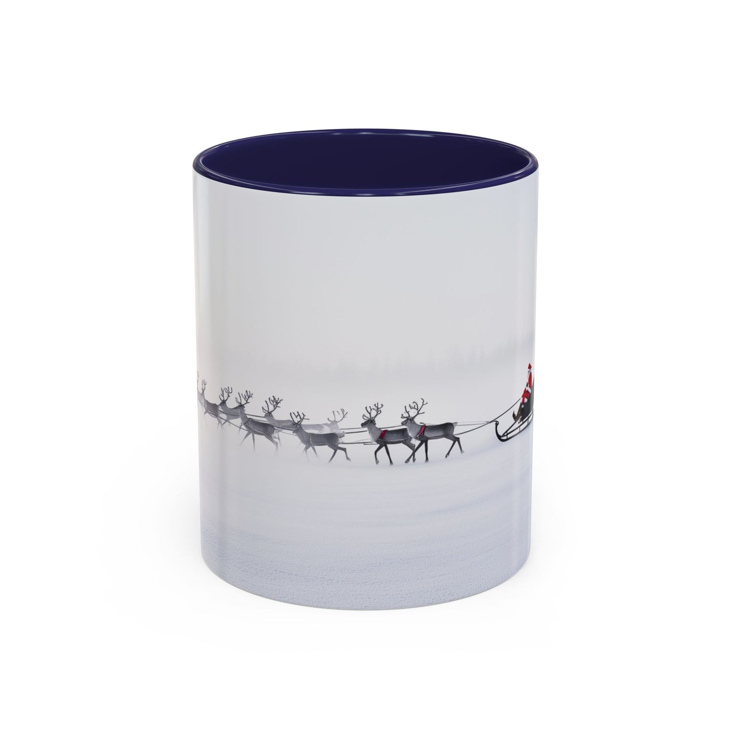 Christmas with Tchaikovsky Mug (EU)- Santa Sleigh Mug, Reindeer Mug, Santa Mug, Tchaikovsky Mug, Winter Mug, North Pole Mug