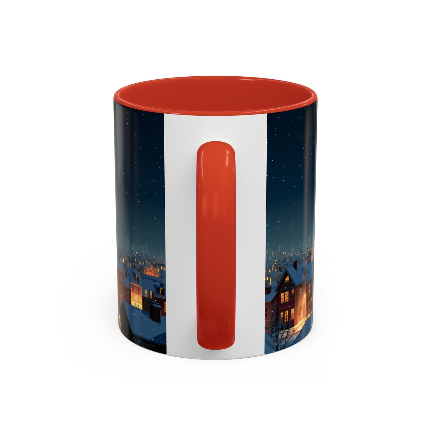 Happy New Year Mug (USA) - Classical Music Celebration Mug, Night Sky Mug, Starry Night Mug, New Year's Resolution Mug
