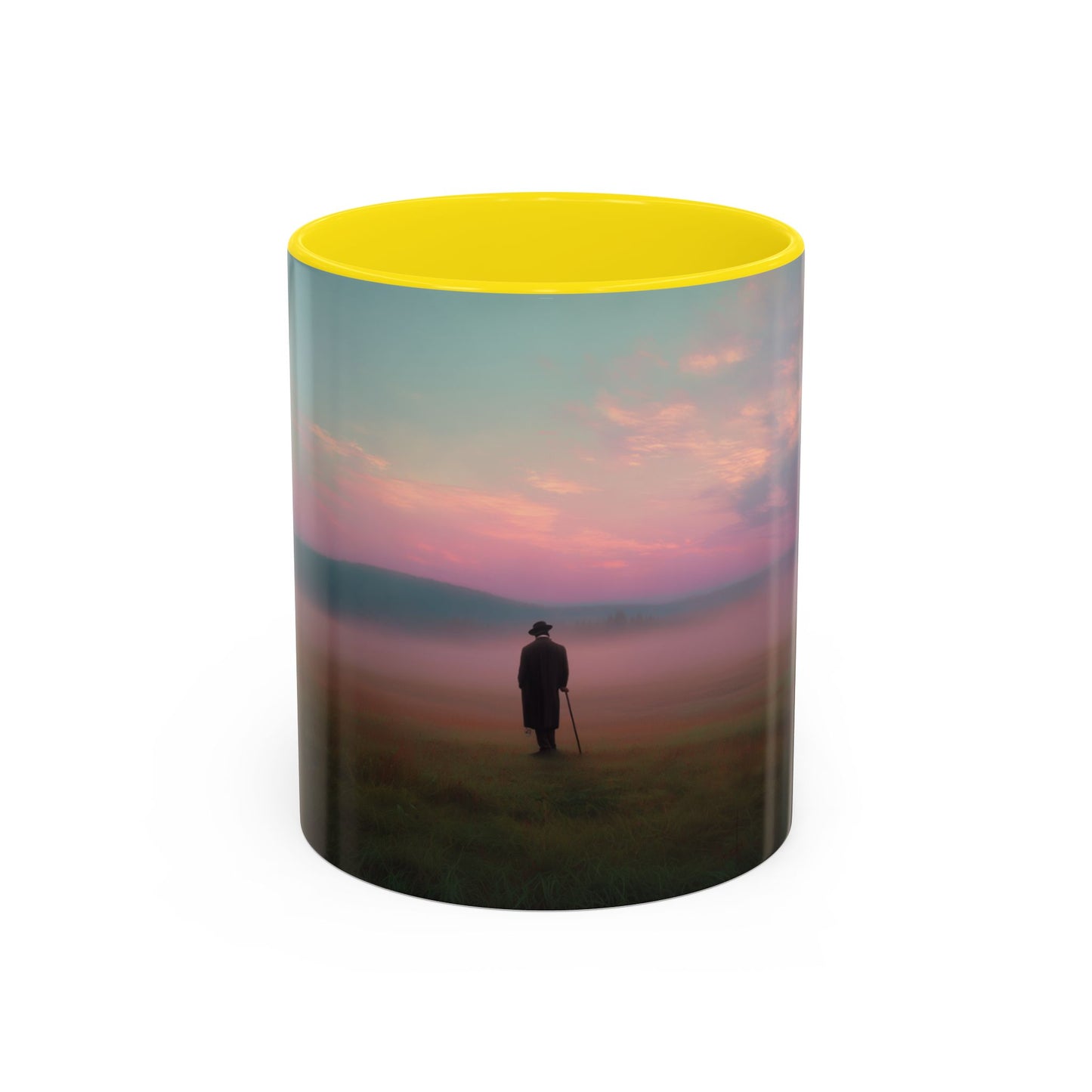 Classical Relaxation Mug (EU) - Calming Mug, Beethoven Inspired Mug, Self-Care Mug, Thoughtful Mug, Peaceful Scenery Mug