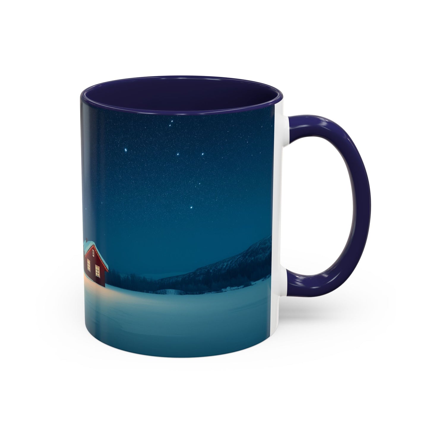 Classical Christmas Mug (EU)- Winter Hut Mug, Christmas Mug, North Pole Mug, Classical Music Mug, Christmas Decor Mug