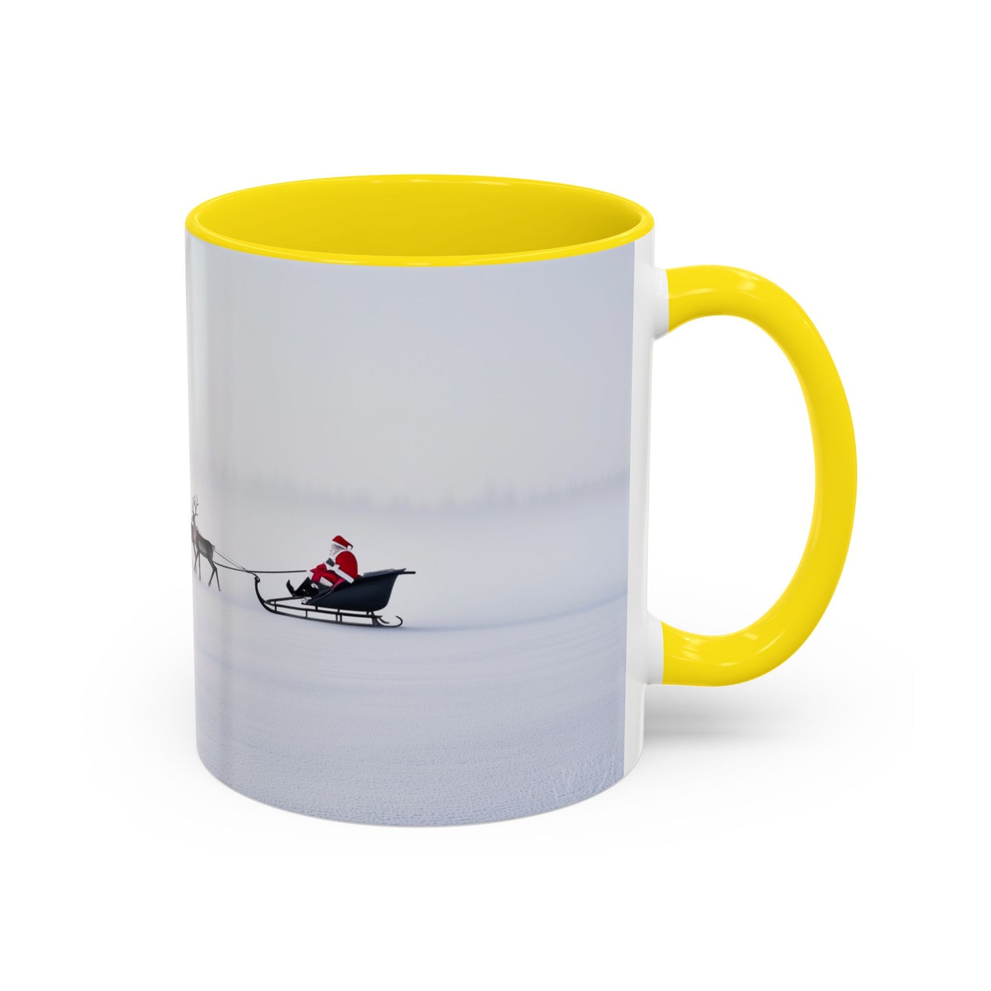 Christmas with Tchaikovsky Mug (EU)- Santa Sleigh Mug, Reindeer Mug, Santa Mug, Tchaikovsky Mug, Winter Mug, North Pole Mug