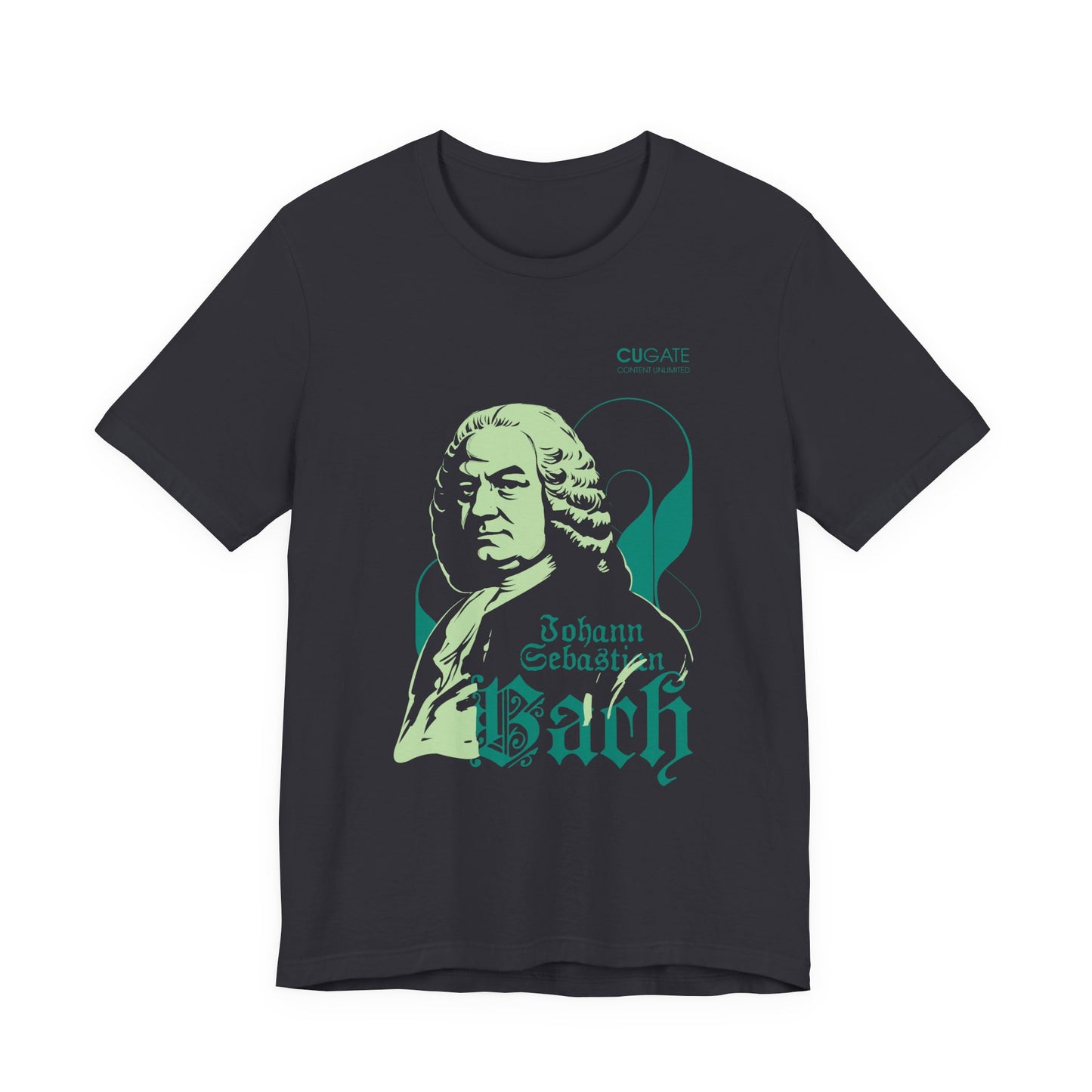 Bach T-Shirt (Dark): Classical Music T-Shirt, Bach Shirt, Johann Sebastian Bach Gift