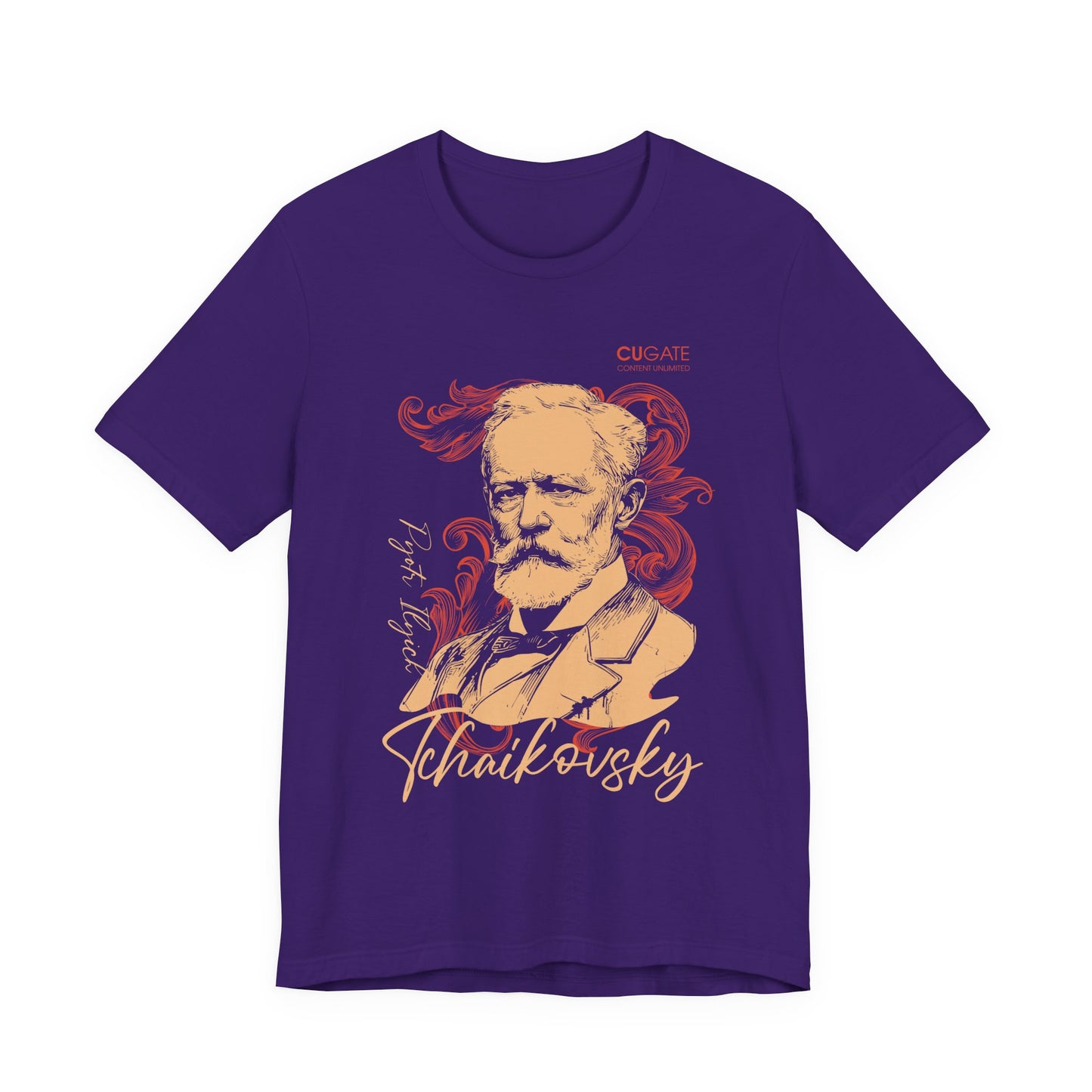 Tchaikovsky T-Shirt (Dark): Classical Composer T-Shirt, Classical Music Shirt, Pyotr Ilyich Tchaikovsky Tribute Tee