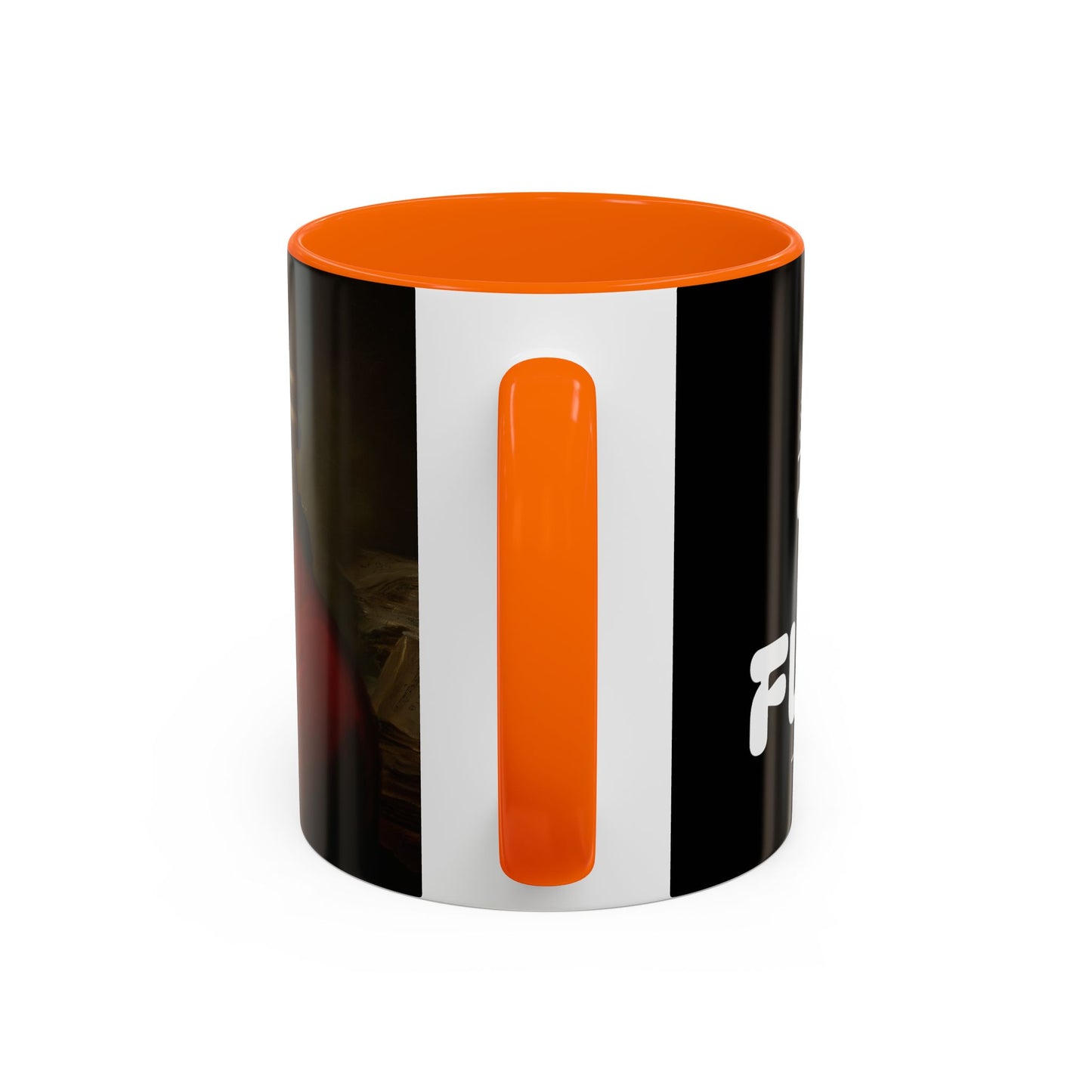 Two Flutes Mug in Black (EU) - Mozart Flute Quote Mug, Mozart Mug, Classical Music Mug, Funny Mozart Quote