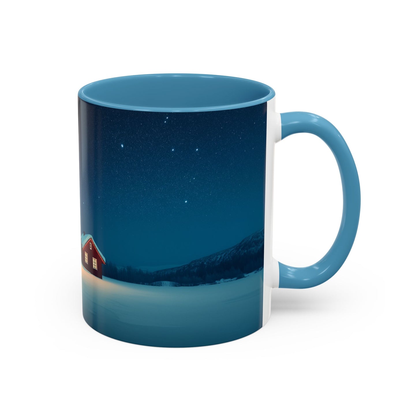 Classical Christmas Mug (EU)- Winter Hut Mug, Christmas Mug, North Pole Mug, Classical Music Mug, Christmas Decor Mug