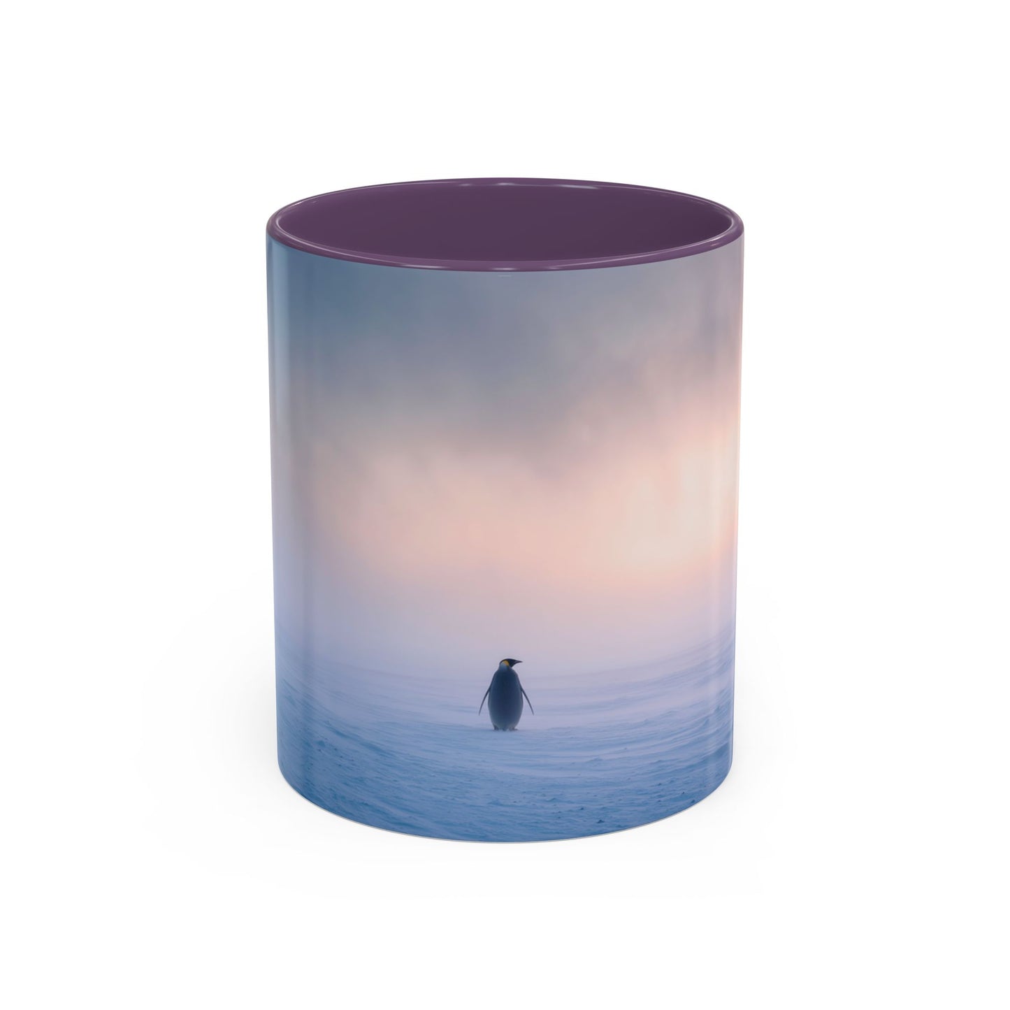 Music for the Lonely Mug (USA) - Calm Classical Music Mug, Pinguin Mug, Winter Mug, Snow Mug, Mozart Inspired Mug, Bach Inspired Mug