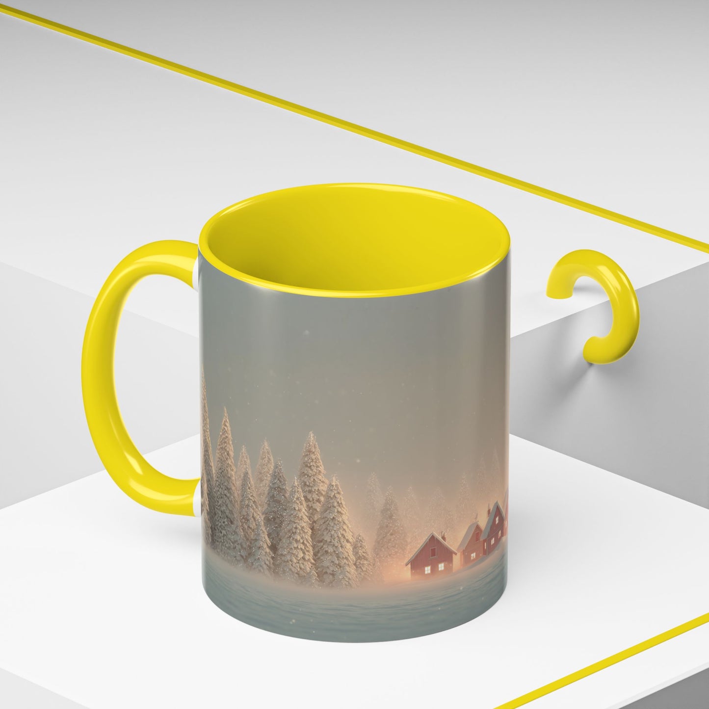 Christmas with Strauss Mug (EU) - Classical Christmas Mug, Christmas Countryside Mug, Holiday Classics Mug, Richard Strauss Inspired Mug