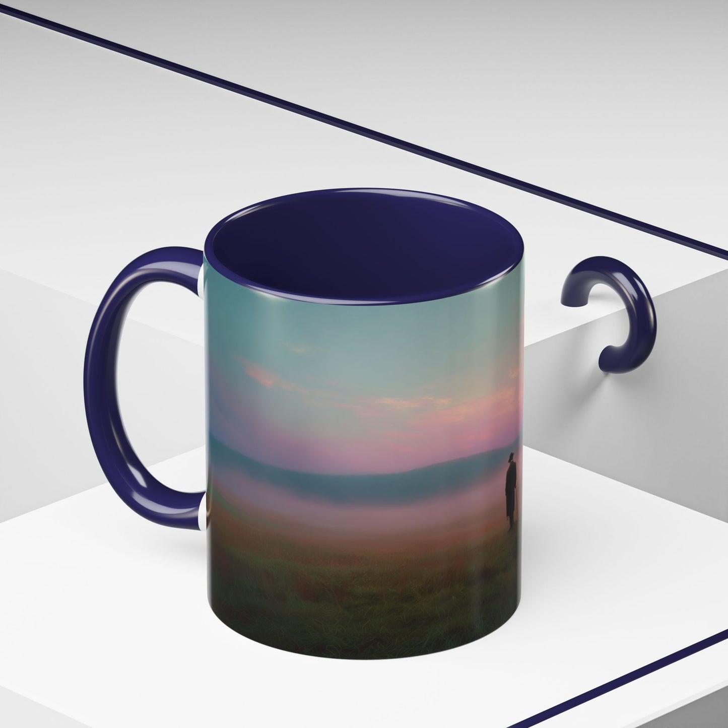 Classical Relaxation Mug (EU) - Calming Mug, Beethoven Inspired Mug, Self-Care Mug, Thoughtful Mug, Peaceful Scenery Mug