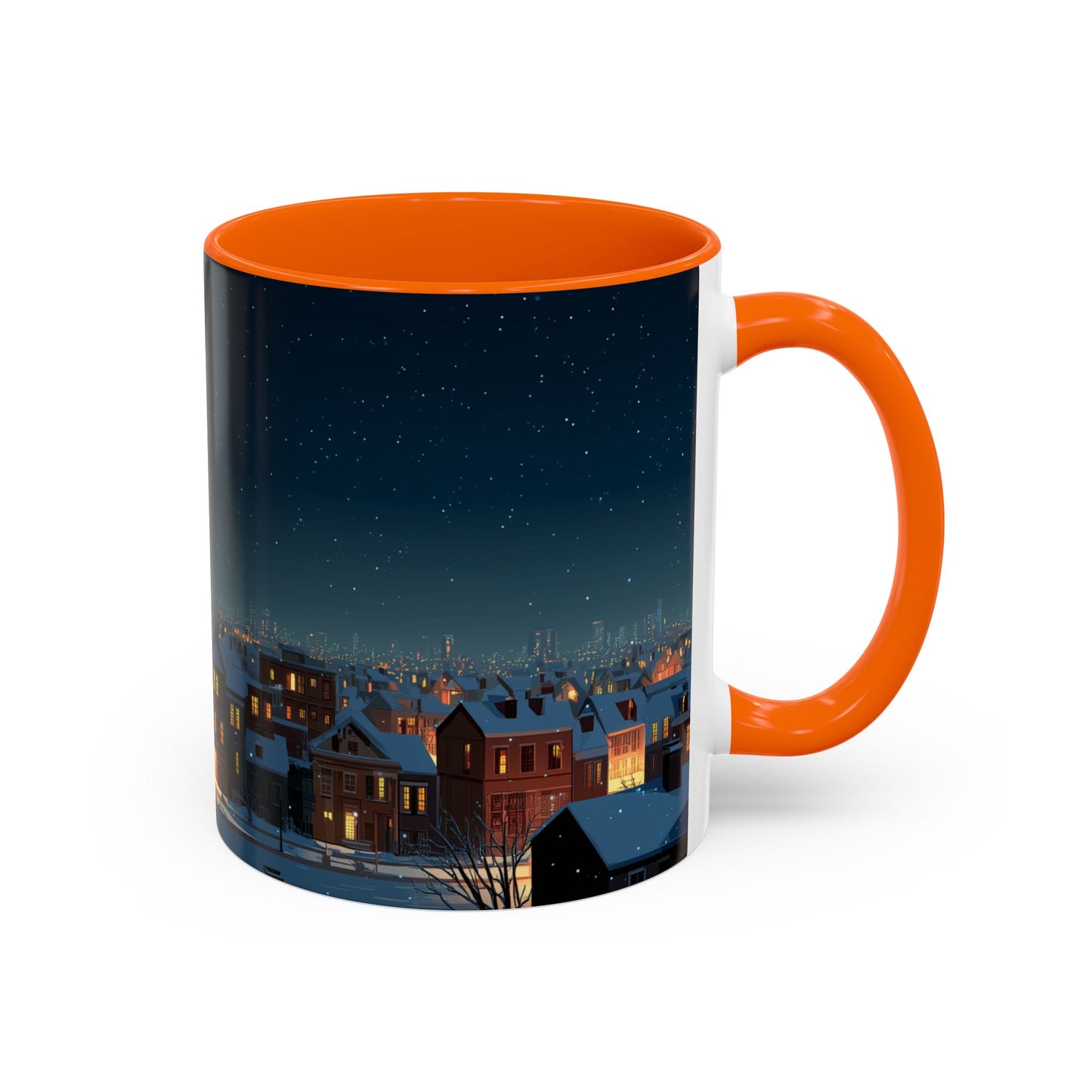 Happy New Year Mug (EU) - Classical Music Celebration Mug, Night Sky Mug, Starry Night Mug, New Year's Resolution Mug