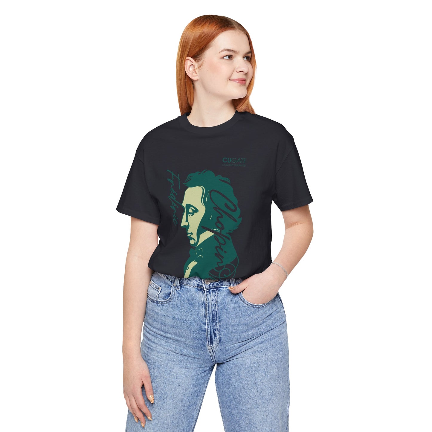 Chopin T-Shirt (Dark): Classical Music T-Shirt, Chopin Shirt, Frédéric Chopin Gift