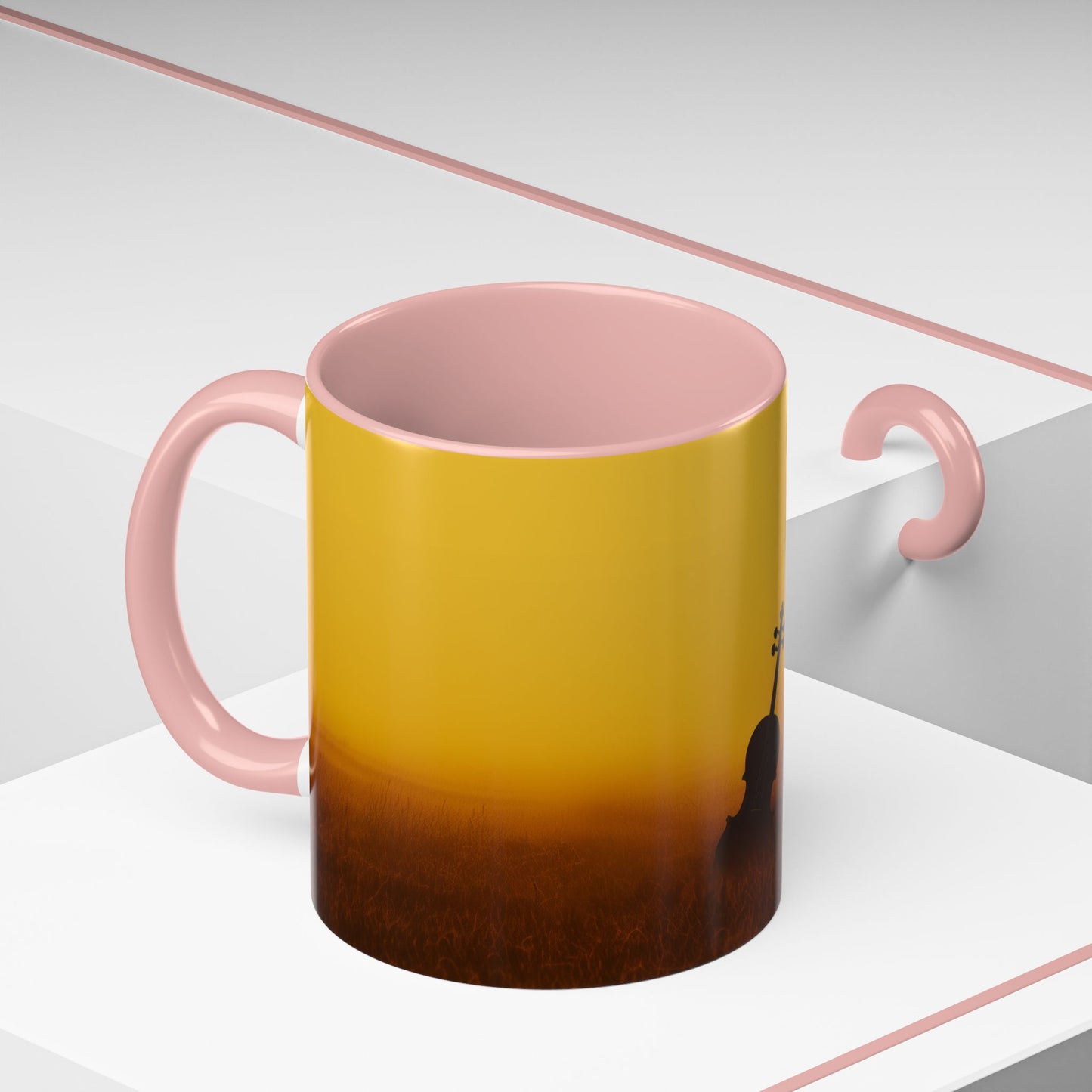 Summer & Strings Mug (EU) - Classical Violin Poster, Summer Print, Classical Music Print, Calm Music Poster, Stings Lovers Print