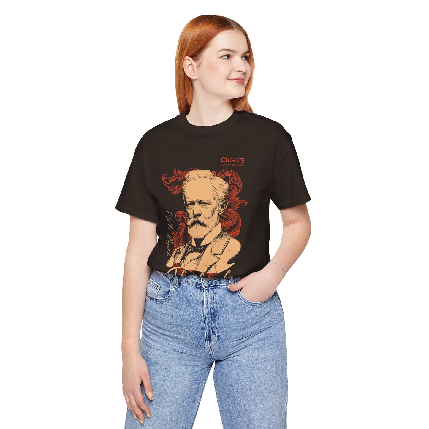 Tchaikovsky T-Shirt (Dark): Classical Composer T-Shirt, Classical Music Shirt, Pyotr Ilyich Tchaikovsky Tribute Tee