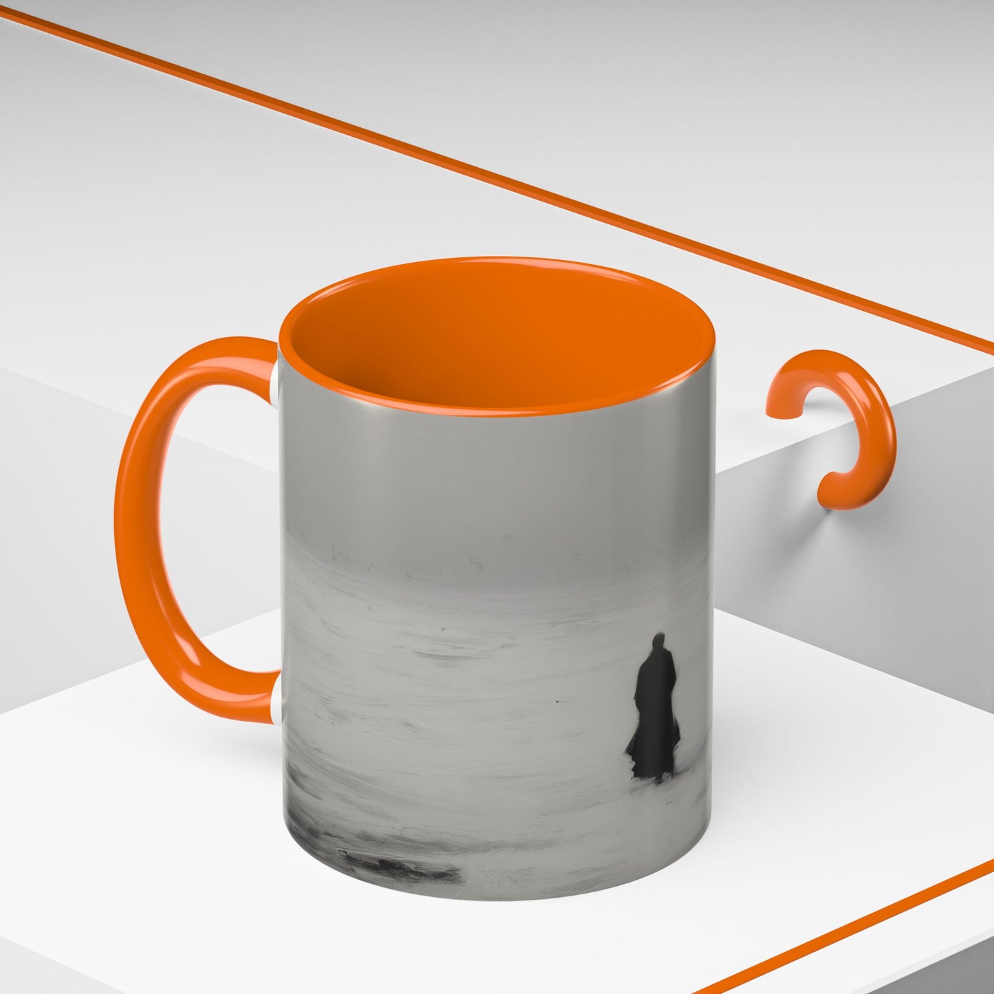 A Melancholy Winter Mug (EU) - Landscape Mug, Winter Mug, Holiday Mug, Christmas Mug, Classical Music Mug