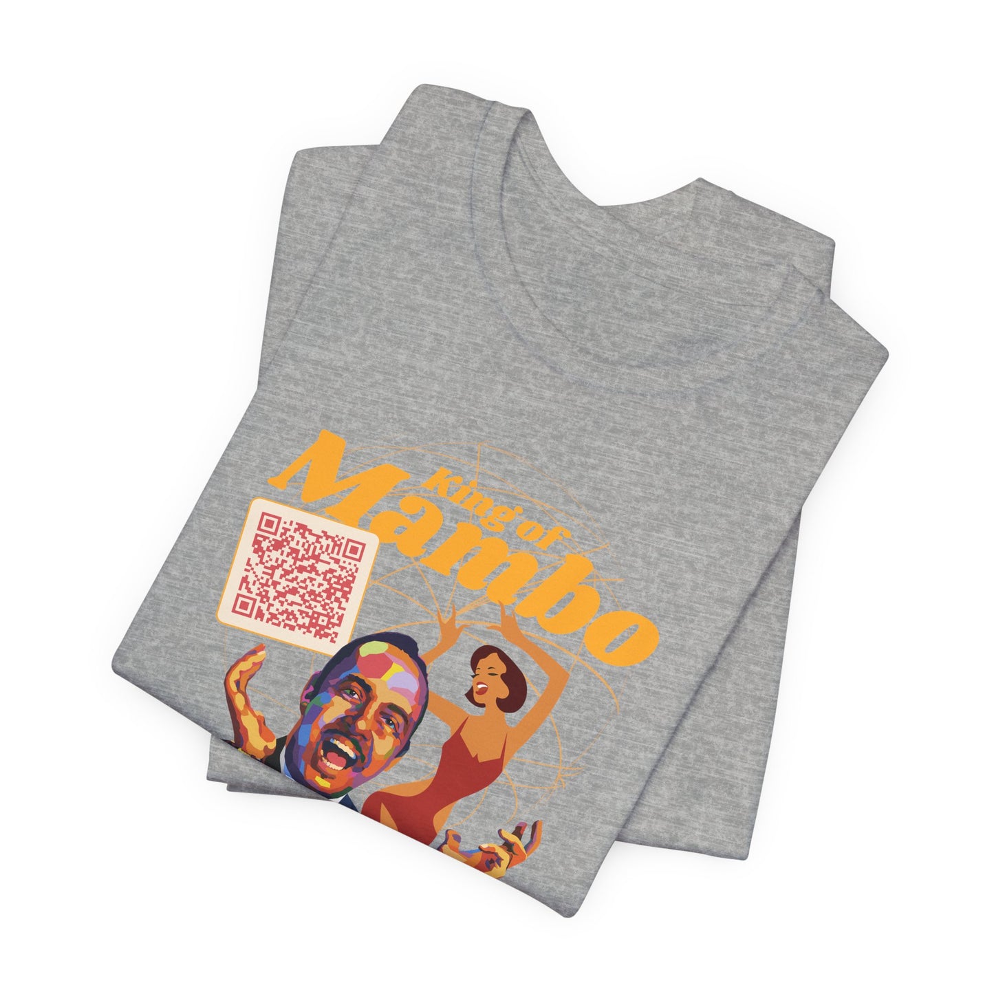 Mambo T-Shirt - Prado Vive T-Shirt, Latin Music T-Shirt (QR-Playlist Included), Latin Music Shirt, Perez Prado Tee