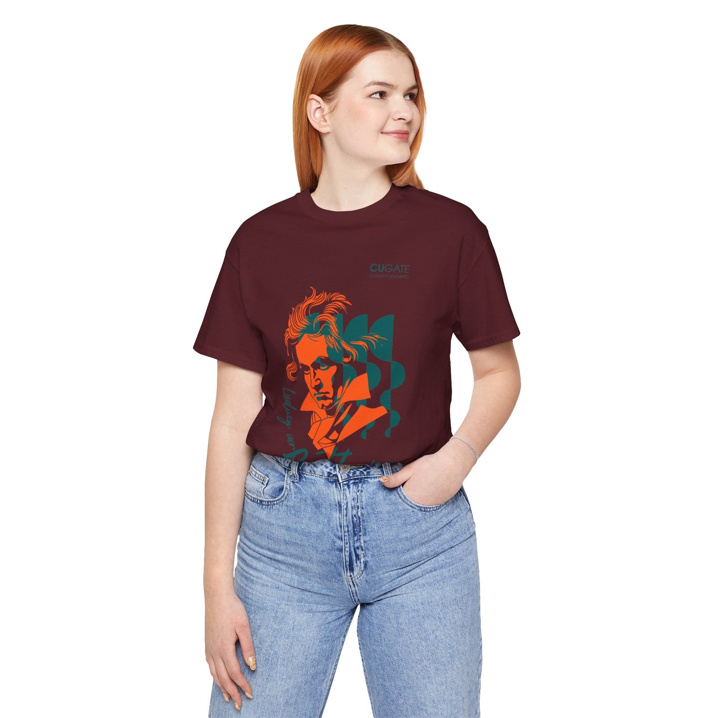 Beethoven T-Shirt (Dark): Classical Music T-Shirt, Beethoven Shirt, Ludwig van Beethoven Gift