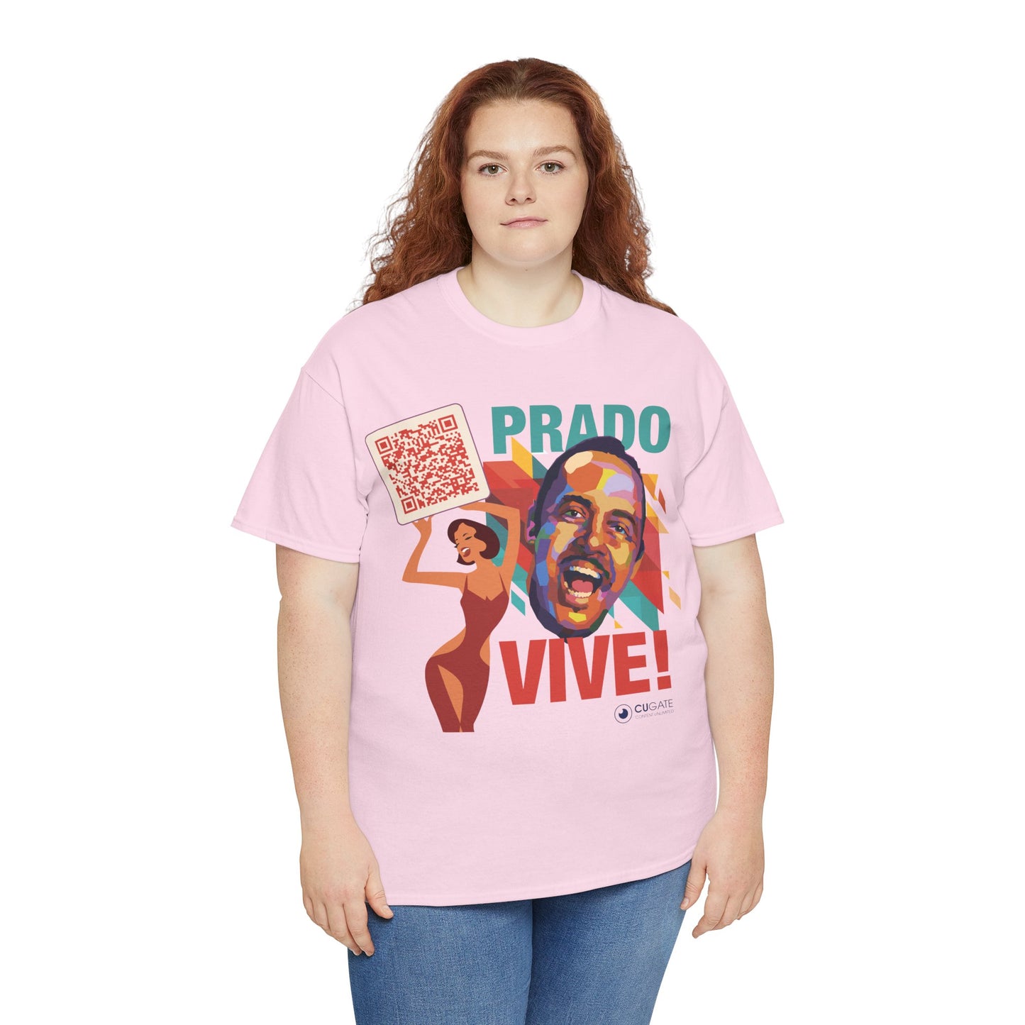 Prado Vive T-Shirt- Mambo T-Shirt, Latin Music T-Shirt (QR-Playlist Included), Playlist Tee