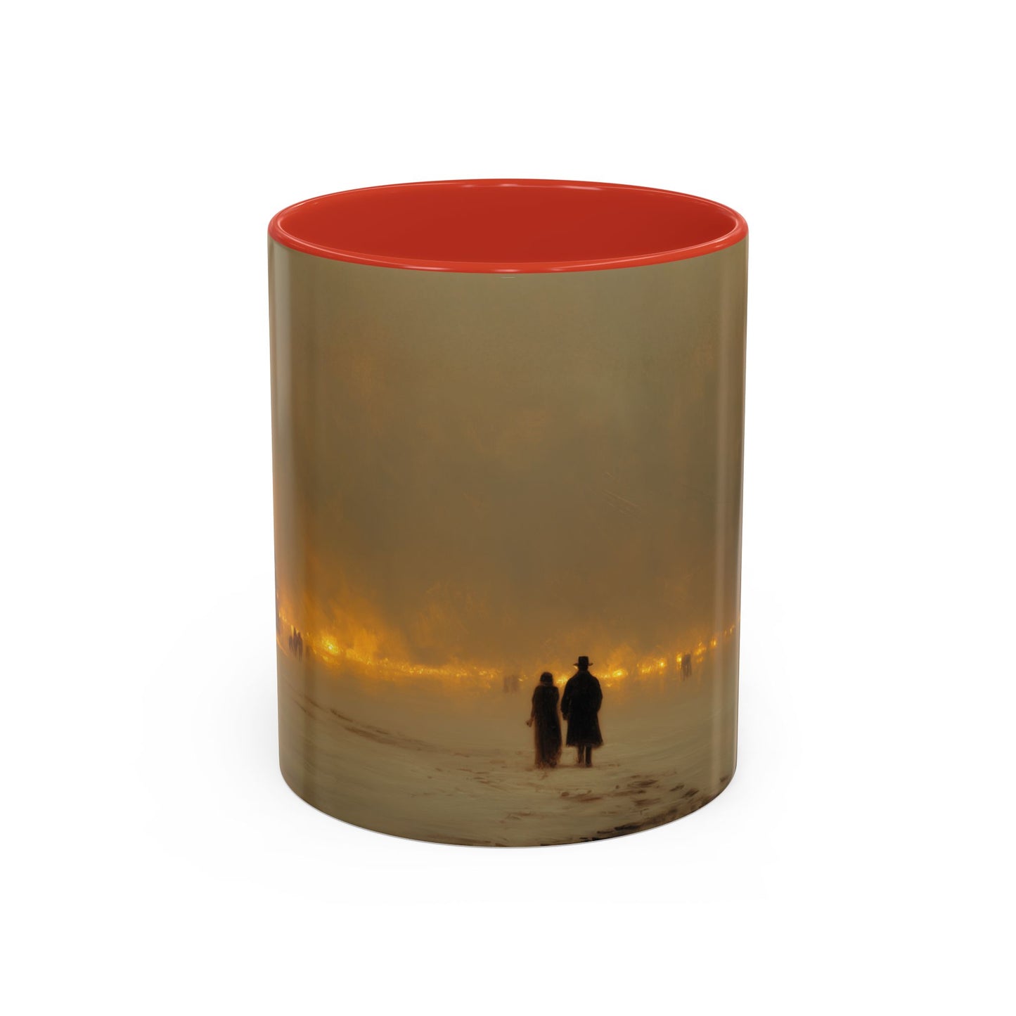 Romantic Christmas Mug (USA) - Classical Music Inspired Mug, Winter Wonderland Mug, Christmas Mug, Winter Mug, Christmas Lights Mug