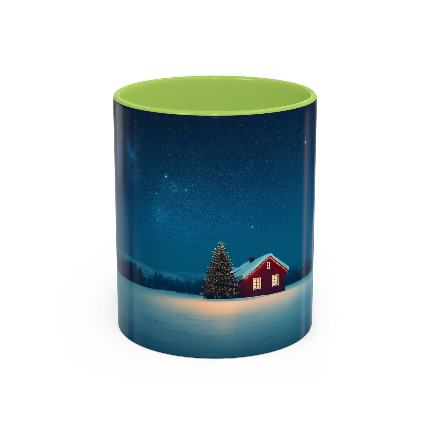 Classical Christmas Mug (EU)- Winter Hut Mug, Christmas Mug, North Pole Mug, Classical Music Mug, Christmas Decor Mug
