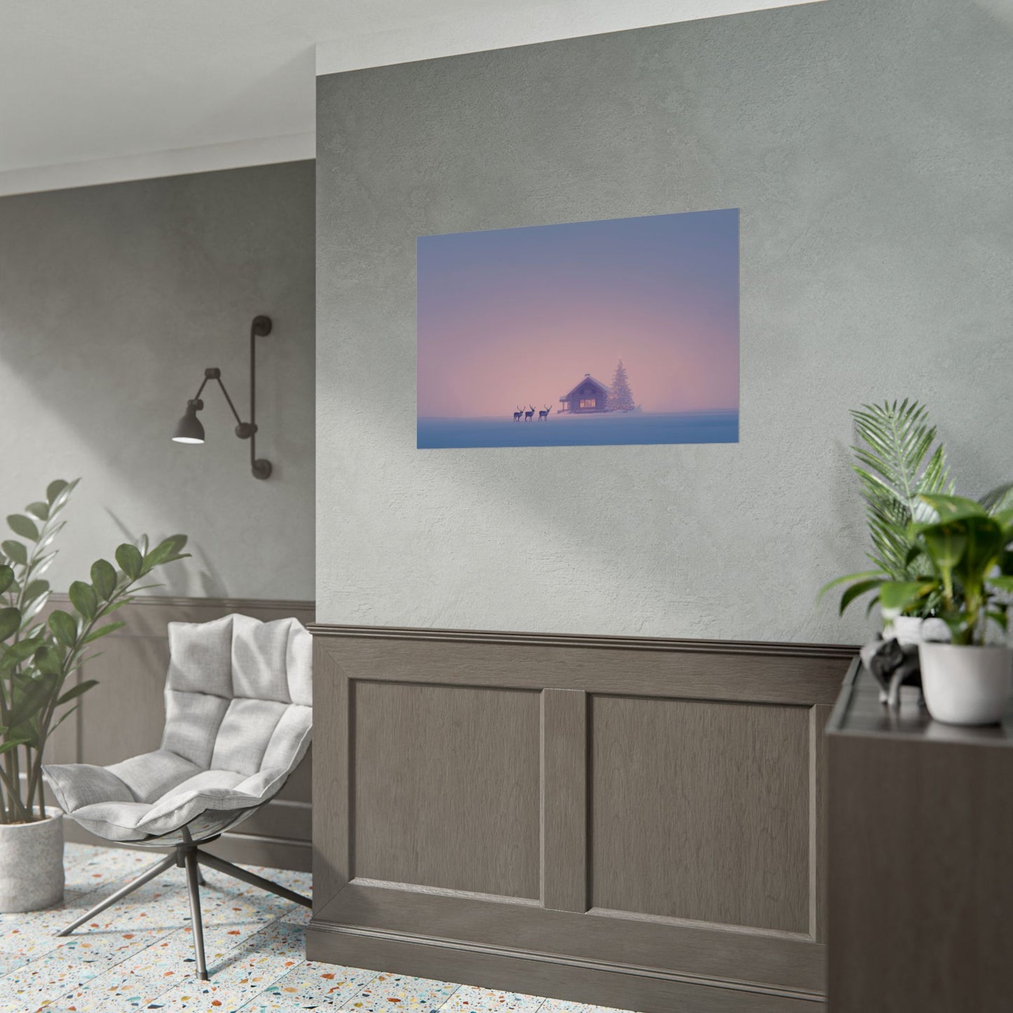 Without Words: Christmas with Baroque - Winter Print, Holiday Print, Christmas Poster, Classical Music Print, Winter Morning Poster