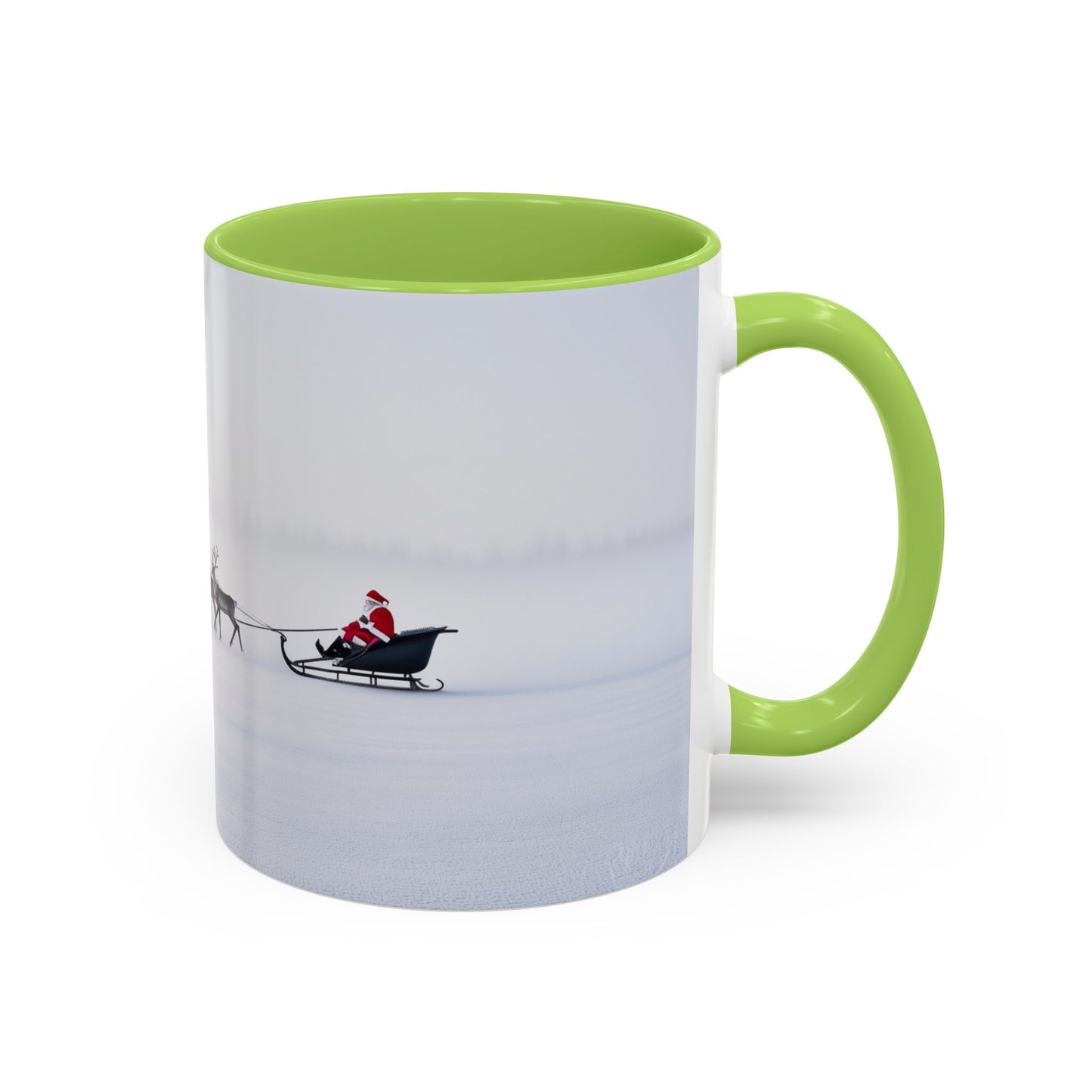 Christmas with Tchaikovsky Mug (EU)- Santa Sleigh Mug, Reindeer Mug, Santa Mug, Tchaikovsky Mug, Winter Mug, North Pole Mug