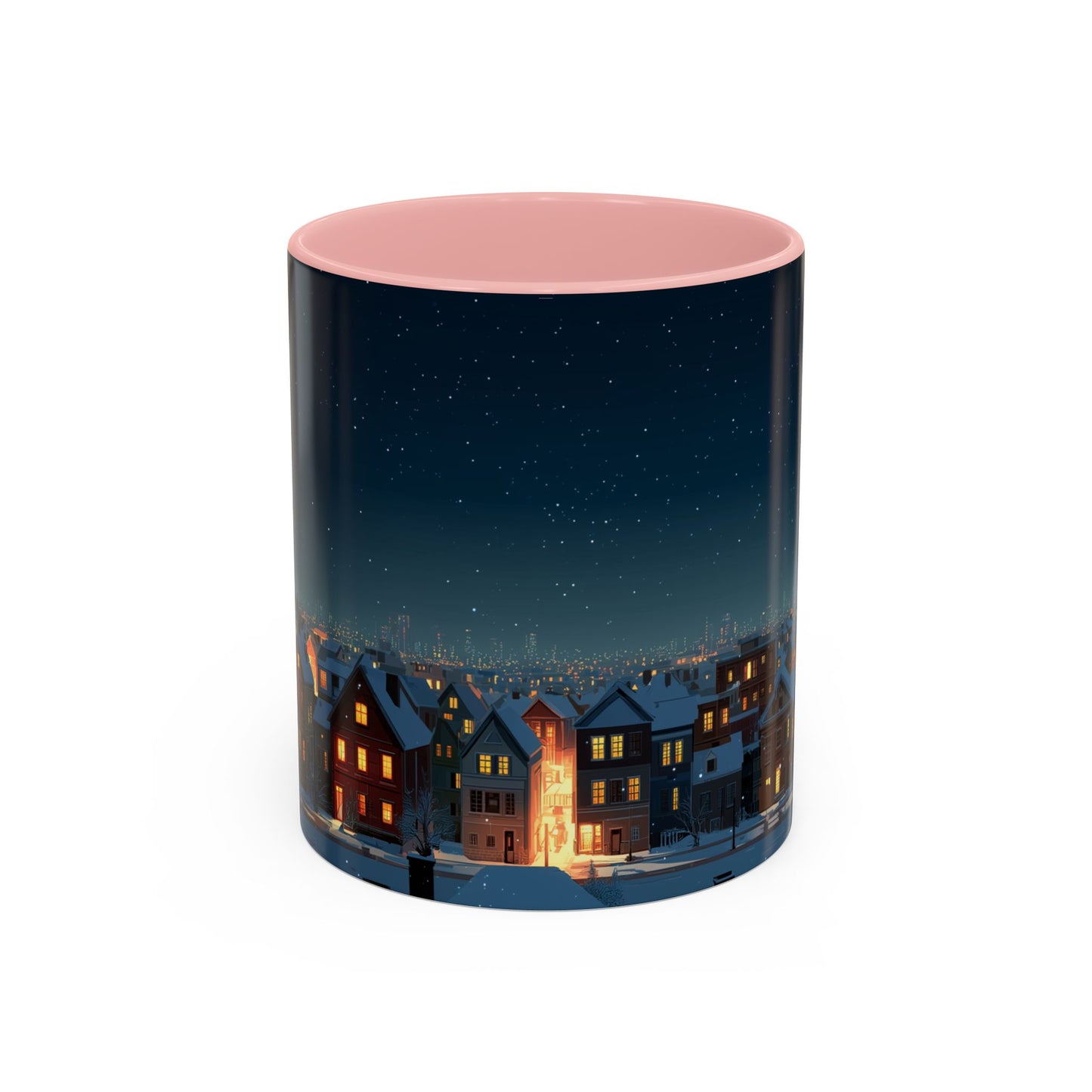 Happy New Year Mug (EU) - Classical Music Celebration Mug, Night Sky Mug, Starry Night Mug, New Year's Resolution Mug