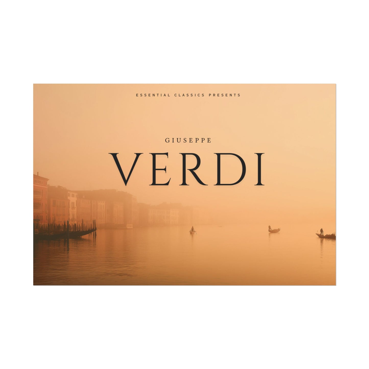 The Best of Verdi - Opera Inspired Print, Italy Inspired Poster, Venice Print, Travel Lovers Print