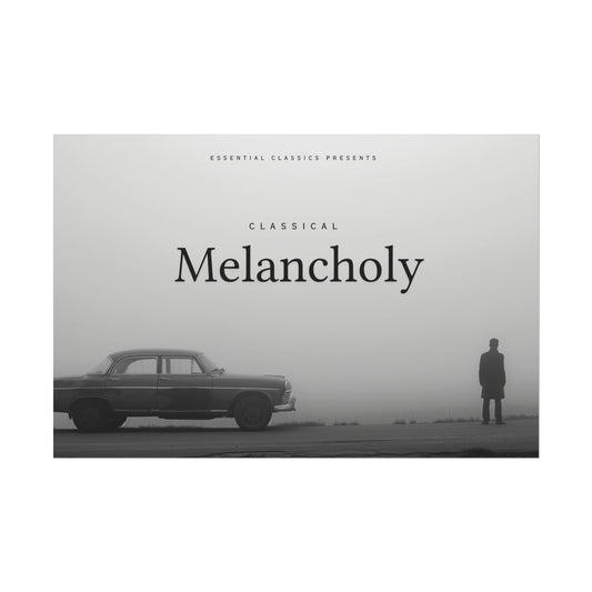 Classical Melancholy - Sorrowful Art Print, Somber Mood Poster, Emotional Art Print