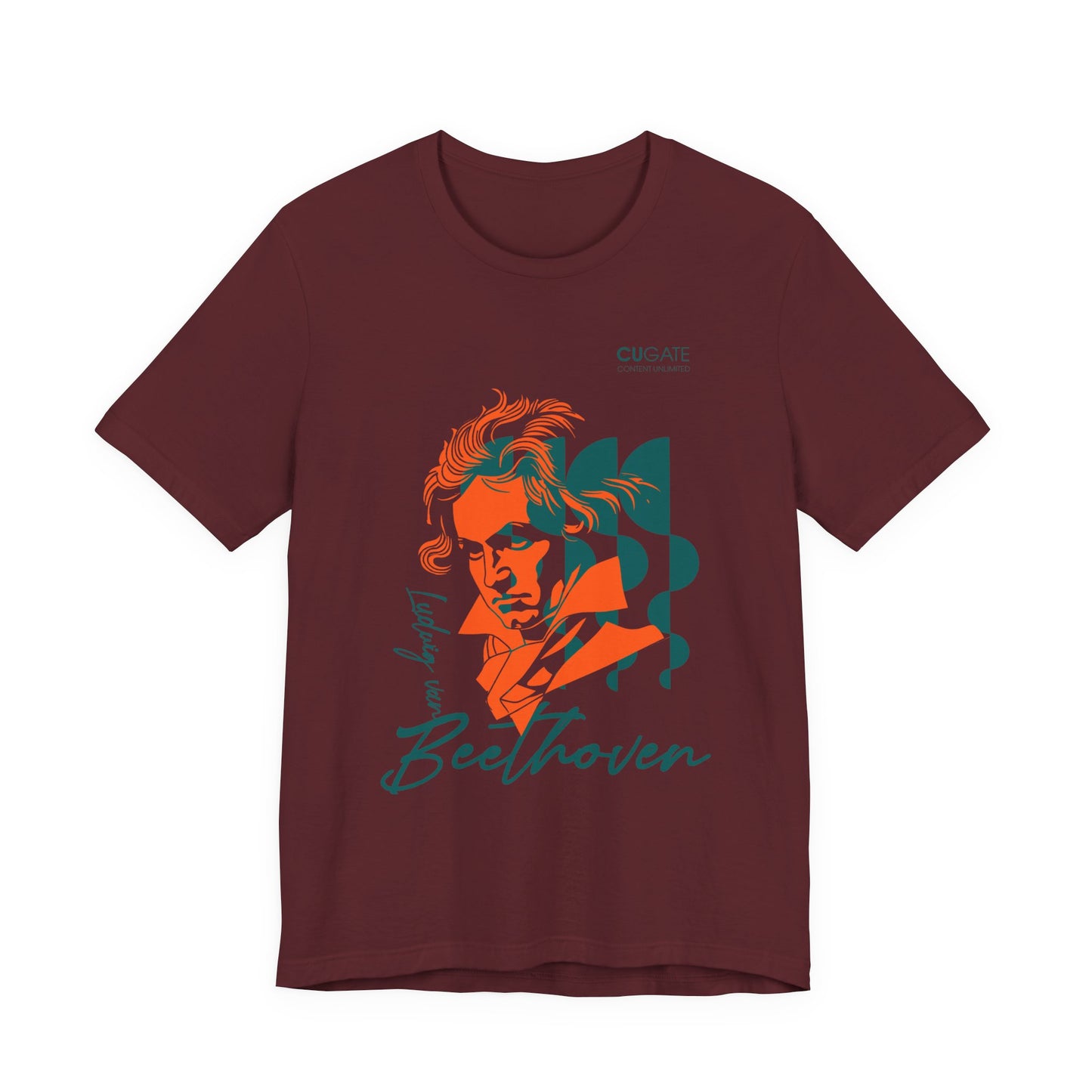 Beethoven T-Shirt (Dark): Classical Music T-Shirt, Beethoven Shirt, Ludwig van Beethoven Gift