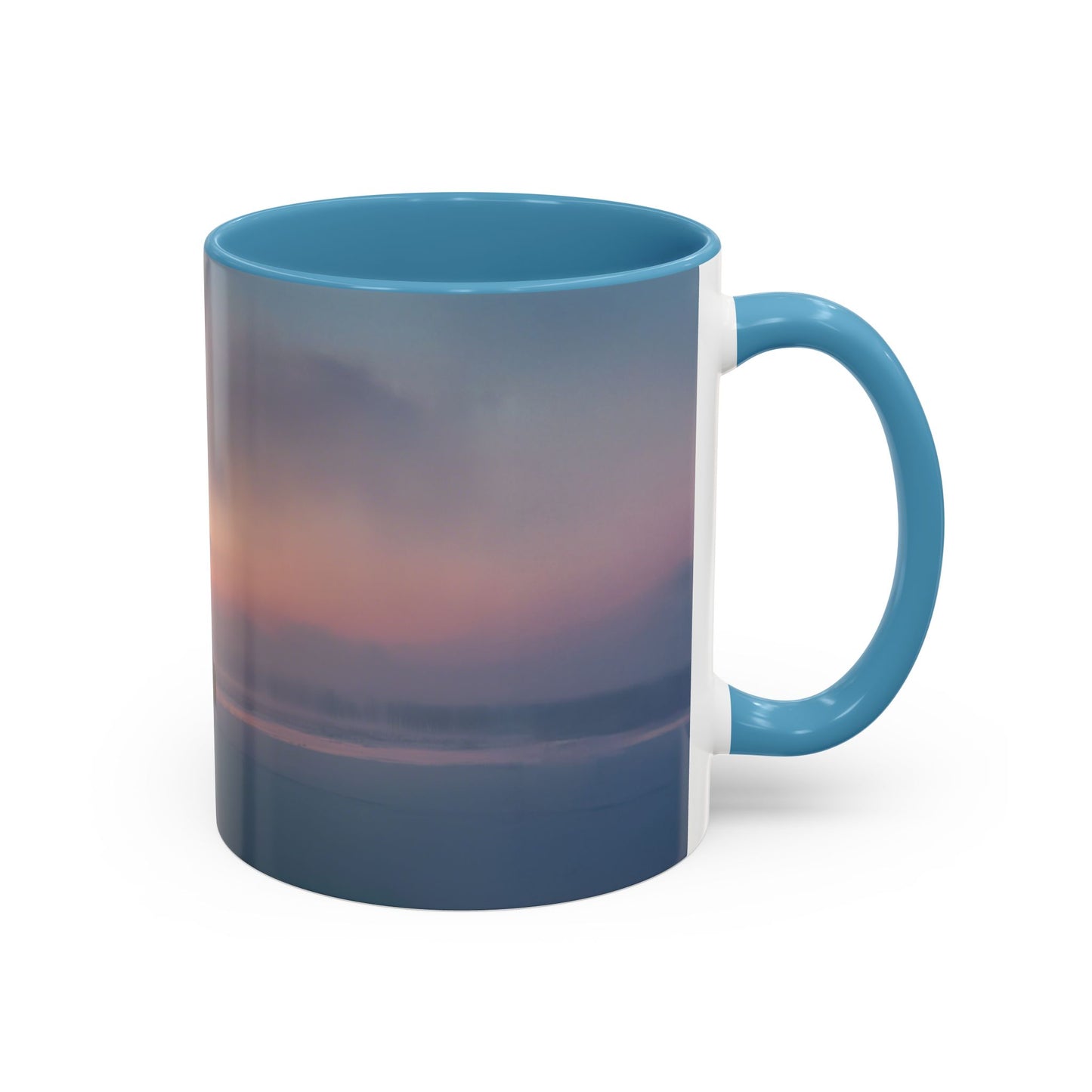 Classical December Mug (EU) - Winter Mug, Winter Sunrise Mug, Peaceful Landscape Mug, Holiday Decor Mug
