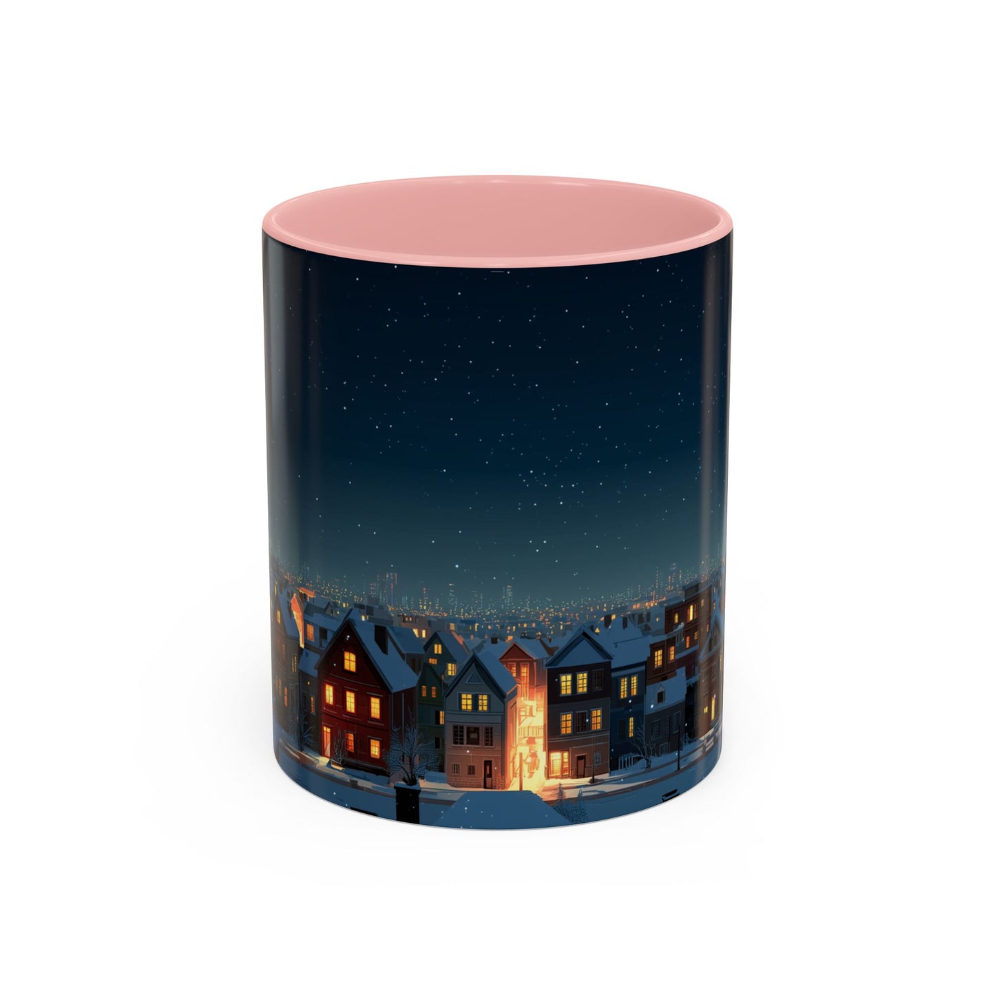 Happy New Year Mug (USA) - Classical Music Celebration Mug, Night Sky Mug, Starry Night Mug, New Year's Resolution Mug