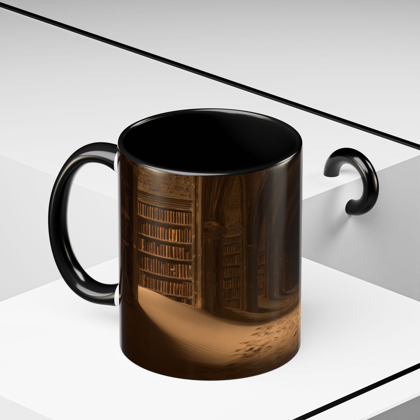 Deep Focus Mug (EU) - Classical Music for Thinking Mug, Peaceful Library Mug, Nature Library Mug, Apocalyptic Library Mug