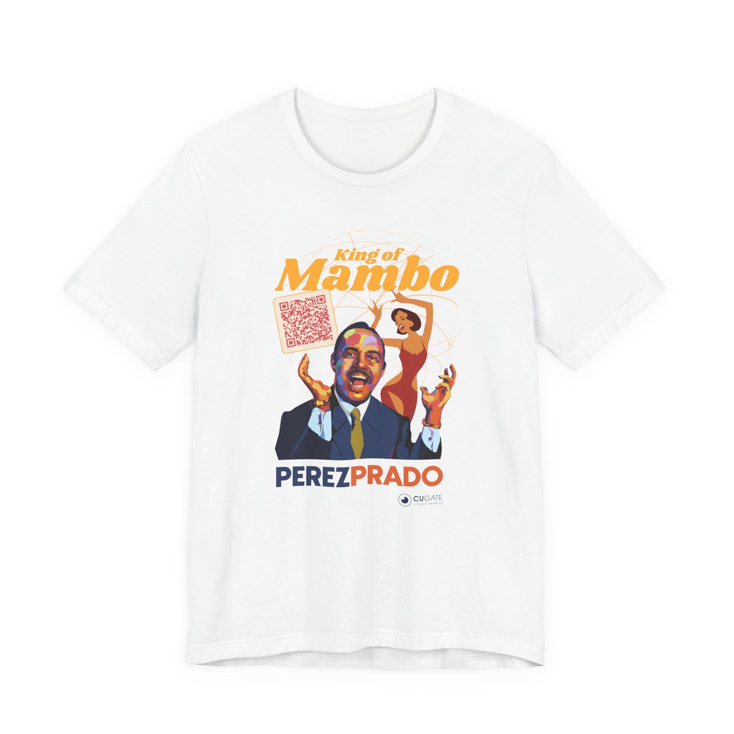 Mambo T-Shirt - Prado Vive T-Shirt, Latin Music T-Shirt (QR-Playlist Included), Latin Music Shirt, Perez Prado Tee