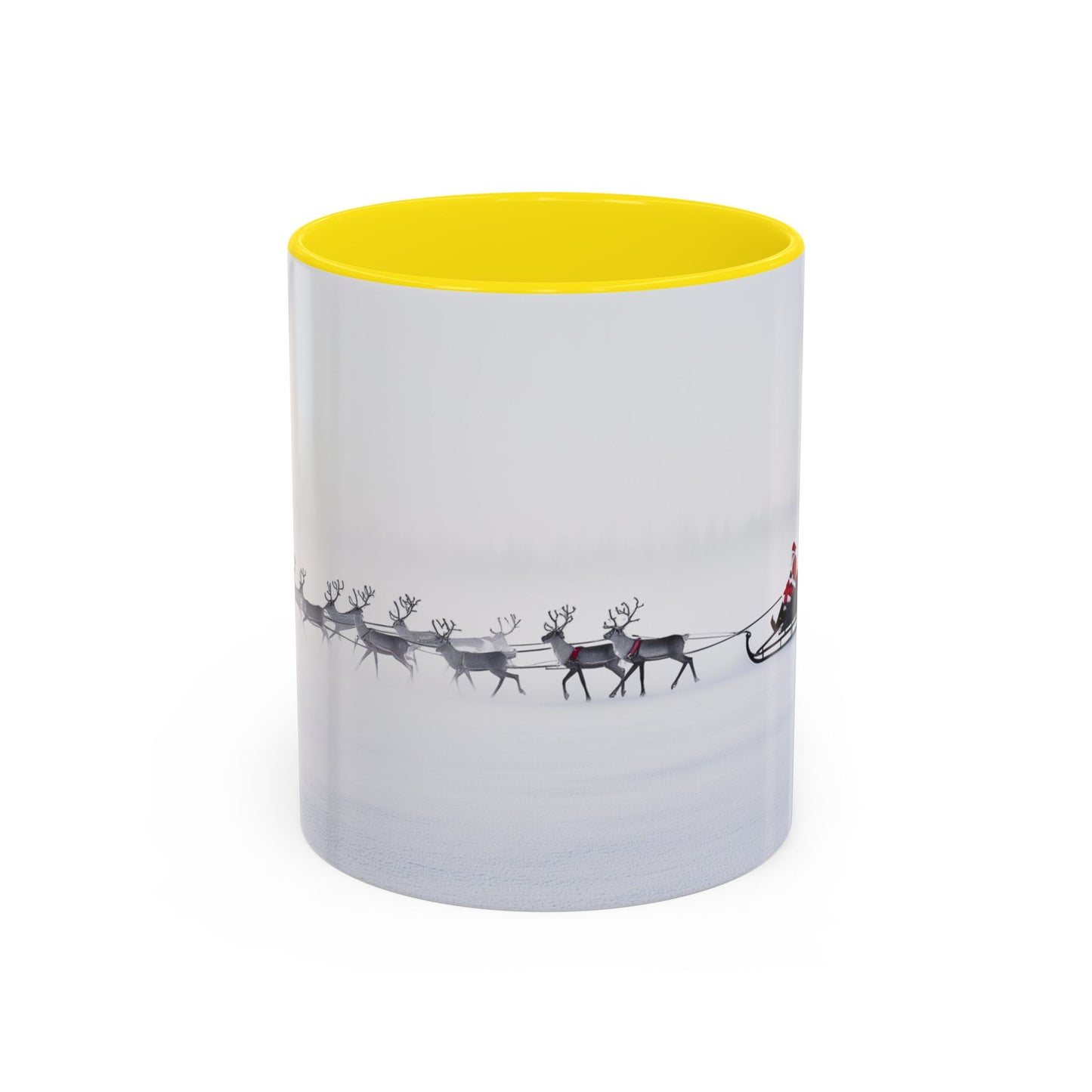 Christmas with Tchaikovsky Mug (USA)- Santa Sleigh Mug, Reindeer Mug, Santa Mug, Tchaikovsky Mug, Winter Mug, North Pole Mug