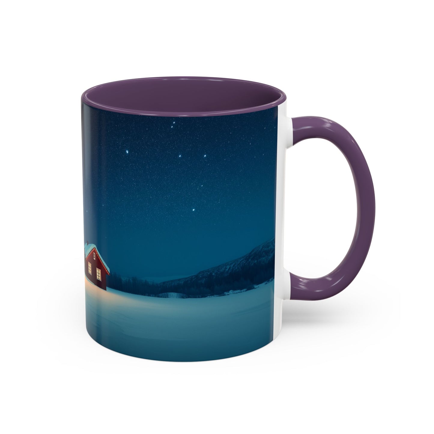 Classical Christmas Mug (EU)- Winter Hut Mug, Christmas Mug, North Pole Mug, Classical Music Mug, Christmas Decor Mug