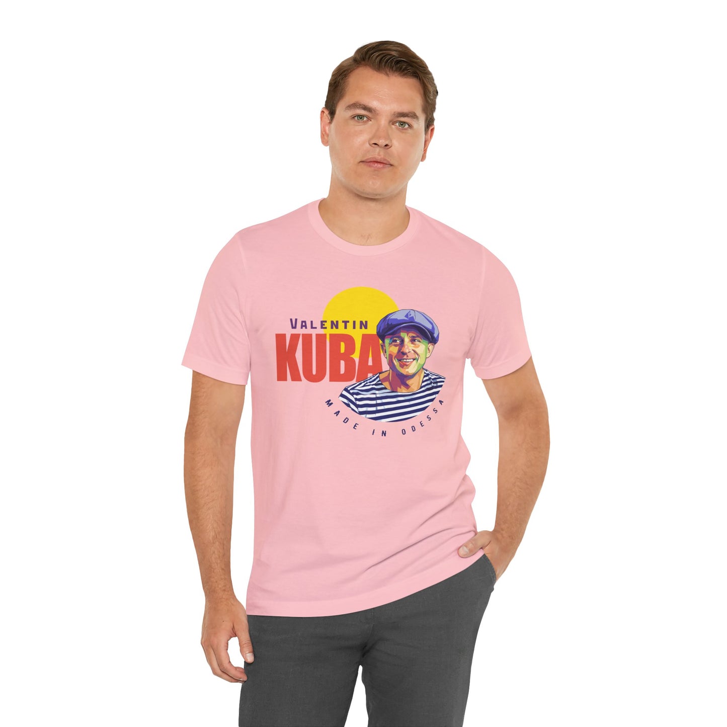 (ENG) Valentin Kuba T-Shirt (Light) - Klezmer Music T-Shirt, Odessa Music Shirt, Valentin Kuba Tee, Music from Ukraine Shirt