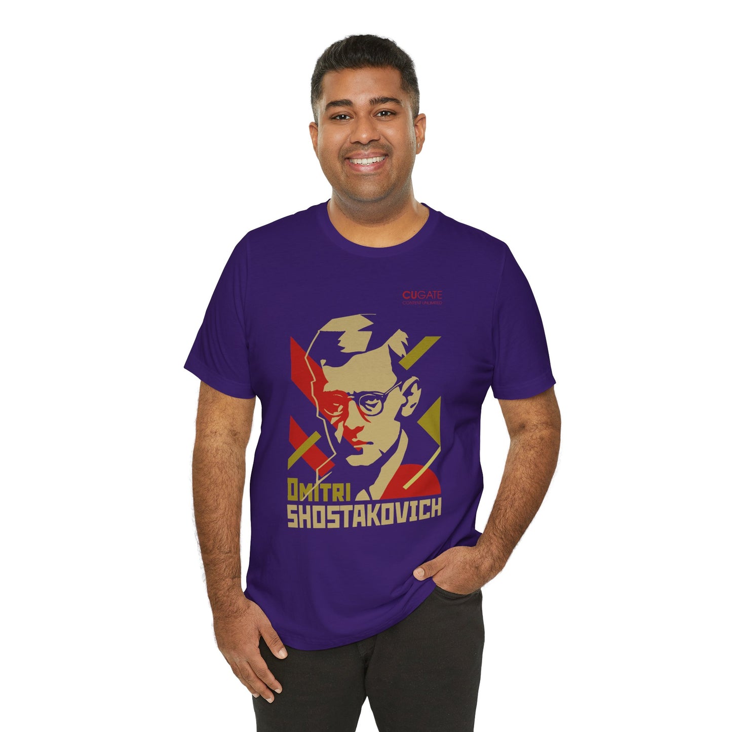 Shostakovich T-Shirt (Dark): Classical Composer T-Shirt, Classical Music Shirt, Dmitri Shostakovich Tribute Tee