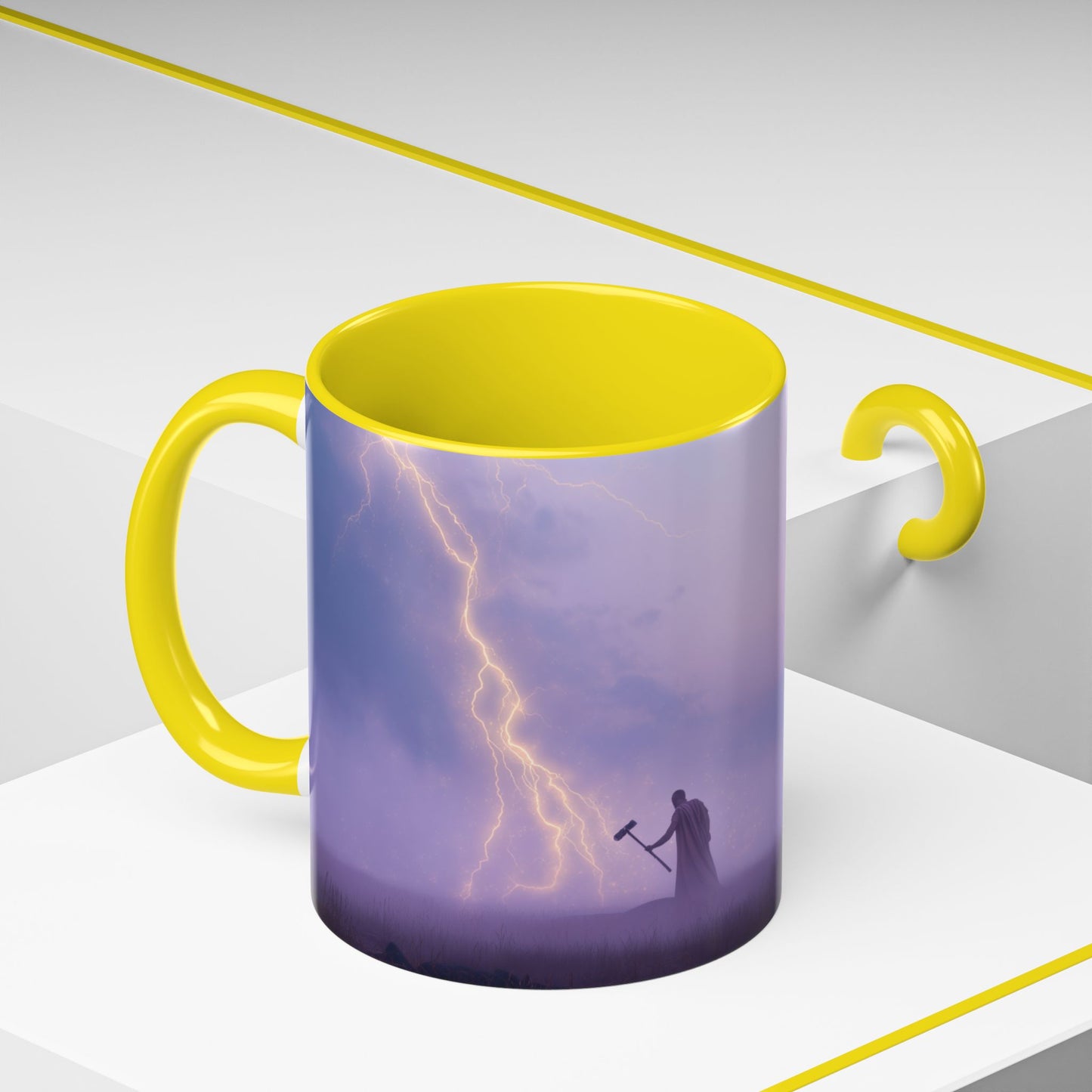 Classical Music Slaps Mug (EU) - Dramatic Orchestral Mug, Action Movie Mug, Fiction Fantasy Mug, Villain Mug, Lightning Strike Mug