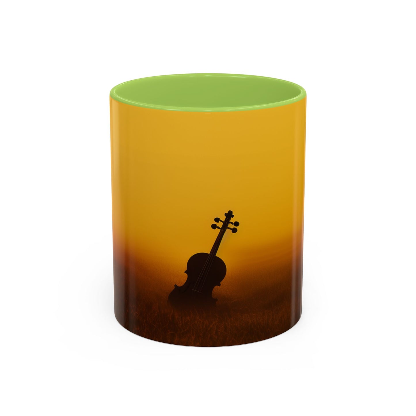 Summer & Strings Mug (EU) - Classical Violin Poster, Summer Print, Classical Music Print, Calm Music Poster, Stings Lovers Print