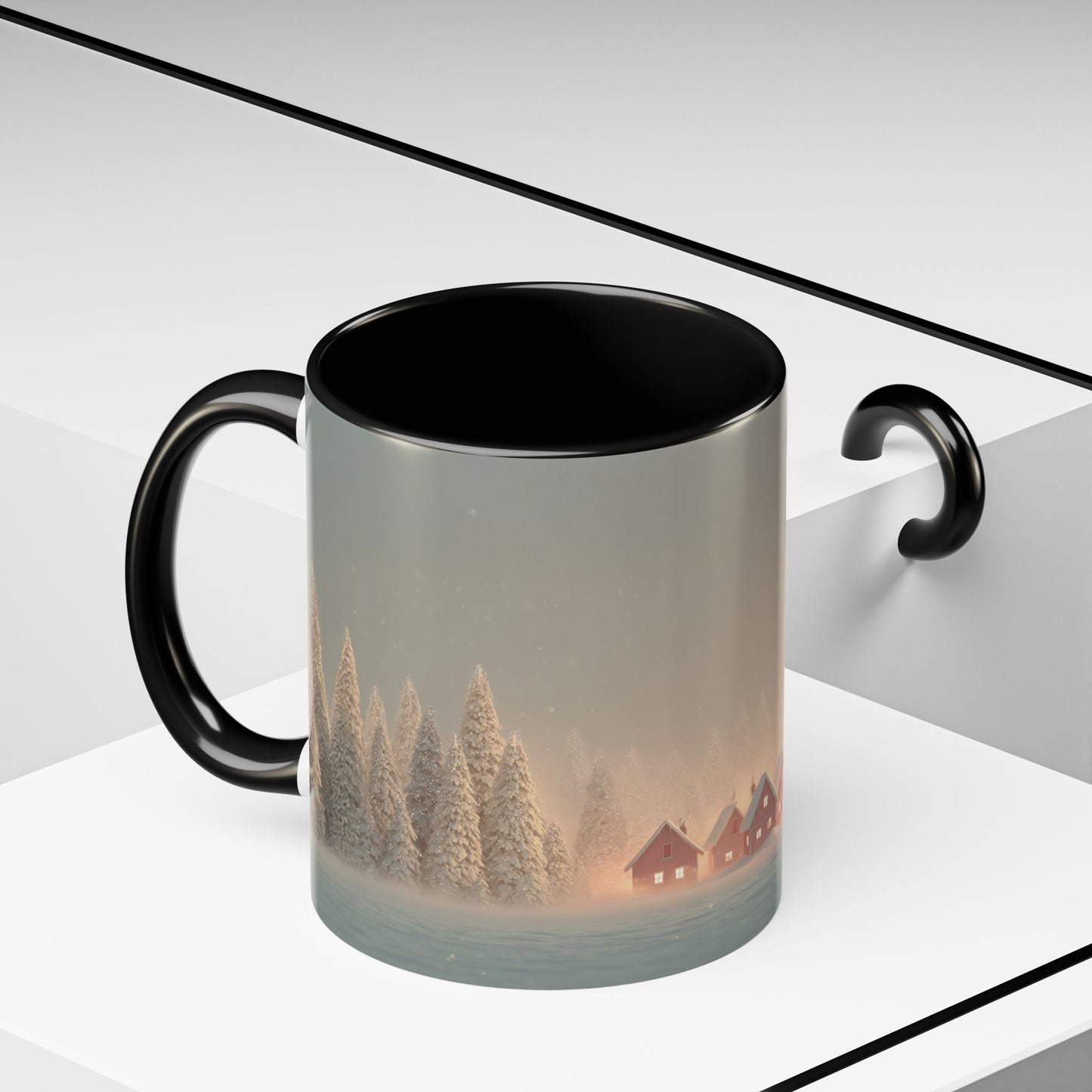 Christmas with Strauss Mug (EU) - Classical Christmas Mug, Christmas Countryside Mug, Holiday Classics Mug, Richard Strauss Inspired Mug