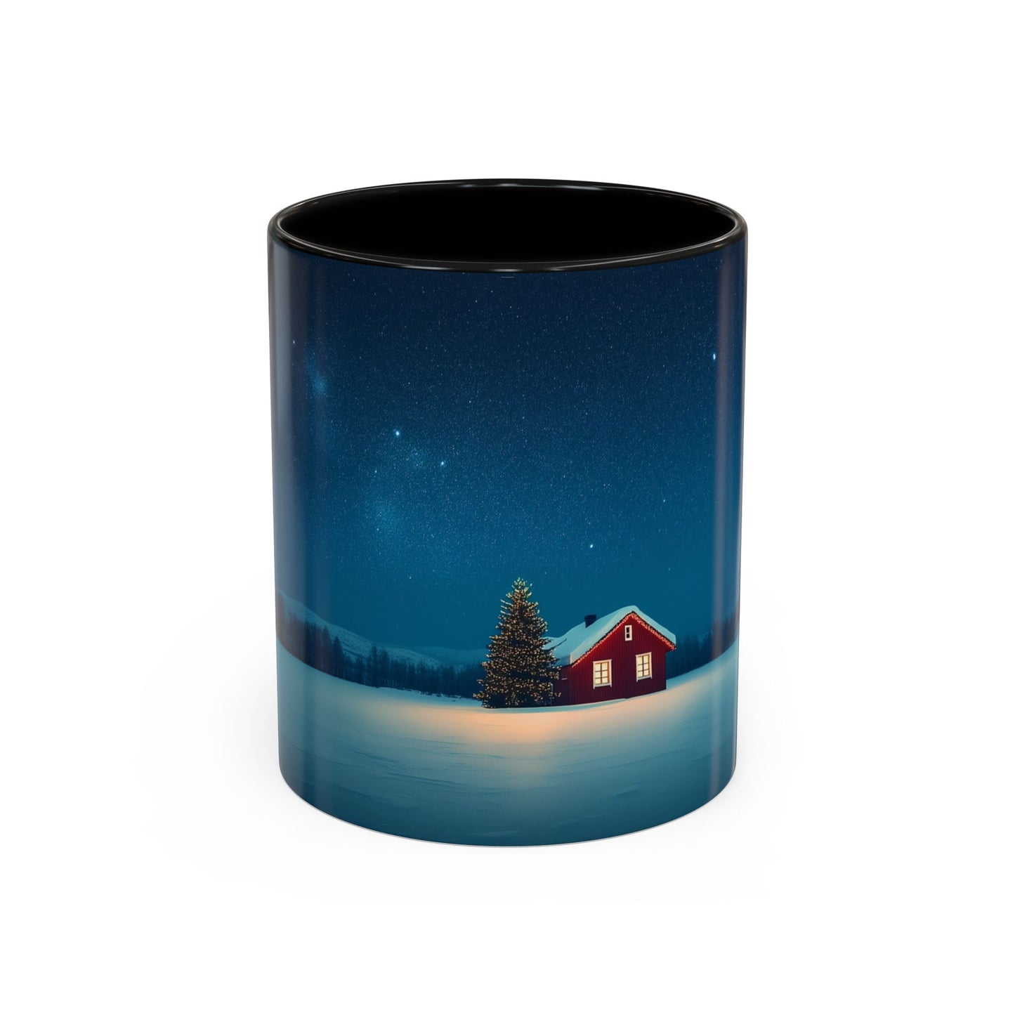 Classical Christmas Mug (USA)- Winter Hut Mug, Christmas Mug, North Pole Mug, Classical Music Mug, Christmas Decor Mug