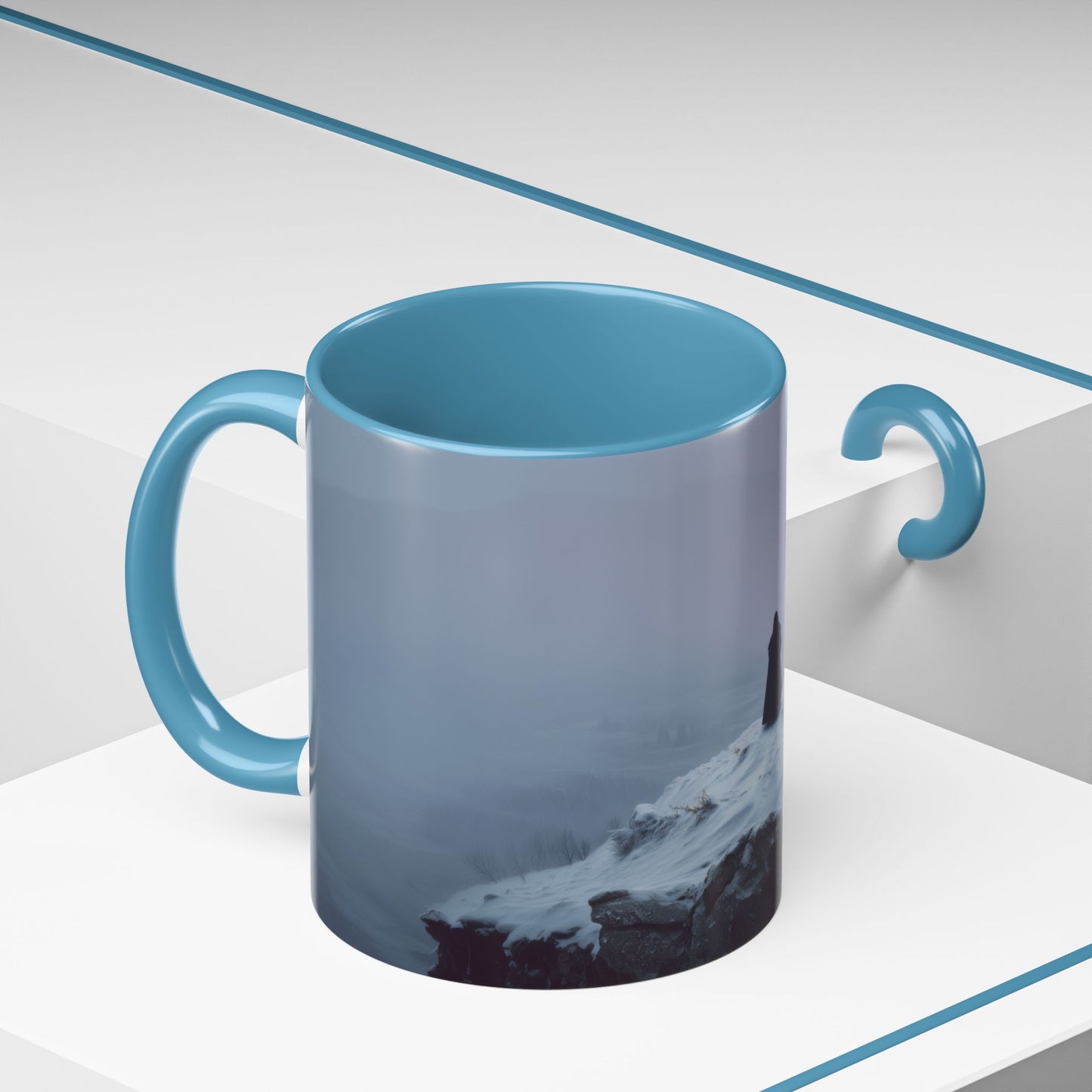 Classical Organ Mug (EU) - Majestic Art Mug, Epic Organ Music Mug, Emotional Music Mug, Mountain Mug, Winter Mug