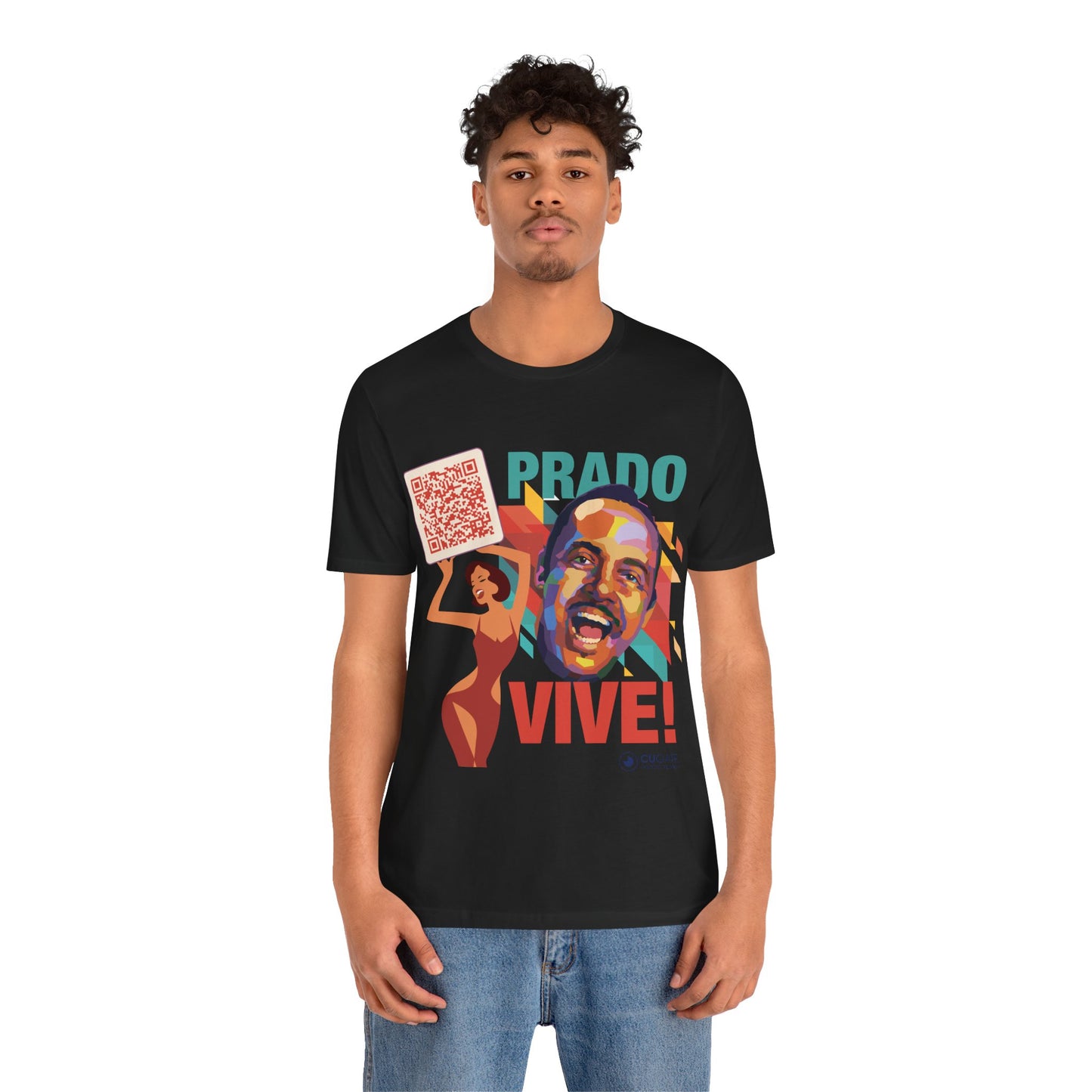 Prado Vive T-Shirt, Mambo T-Shirt Latin Music T-Shirt (QR-Playlist Included)